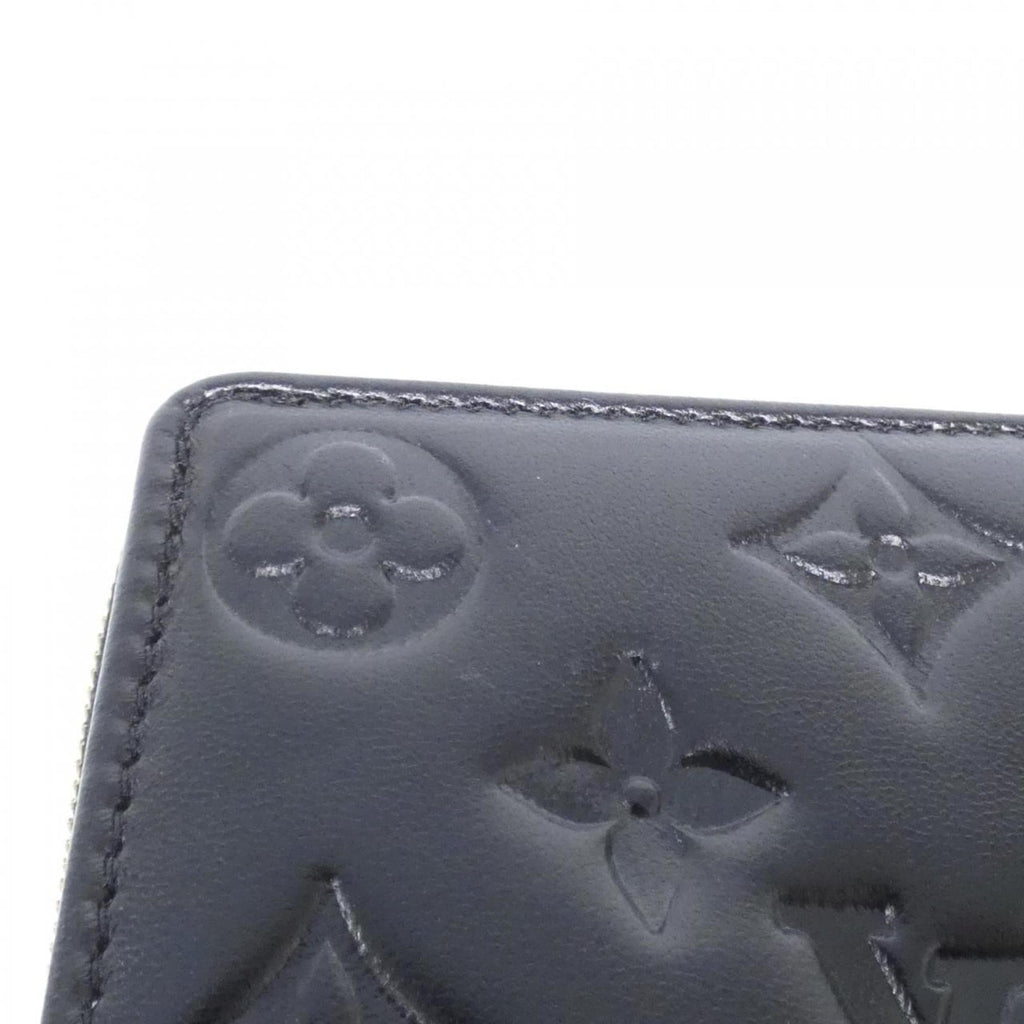 Louis Vuitton Black Leather Coin Purse/Coin Case