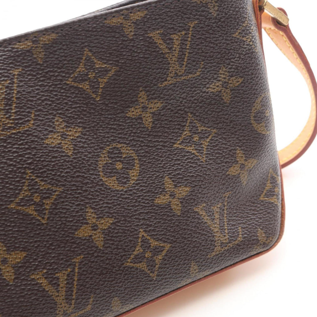 Louis Vuitton Brown Monogram Pvc Coated Canvas Leather Shoulder Bag