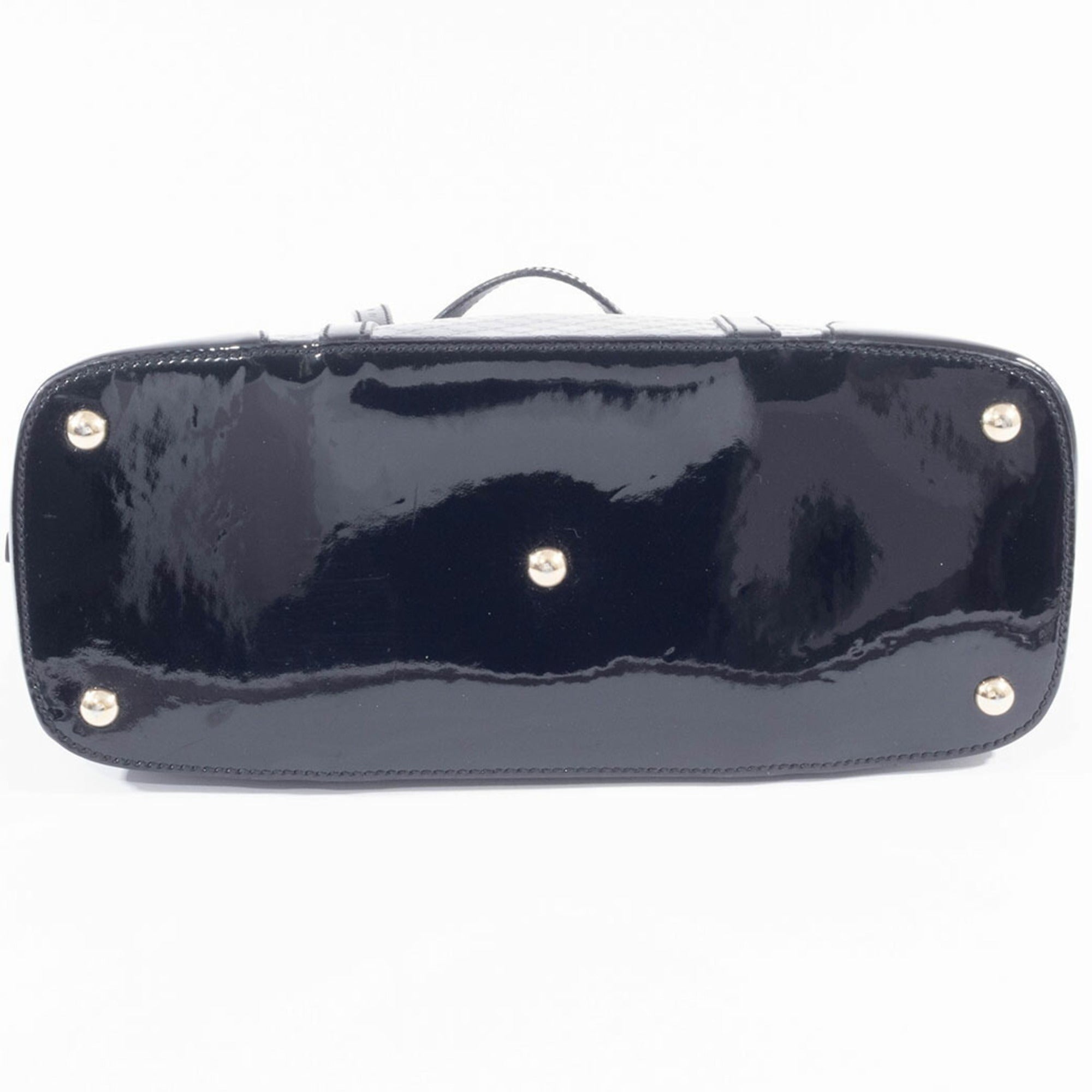 Gucci Black Patent Leather Handbag (Pre-Owned)