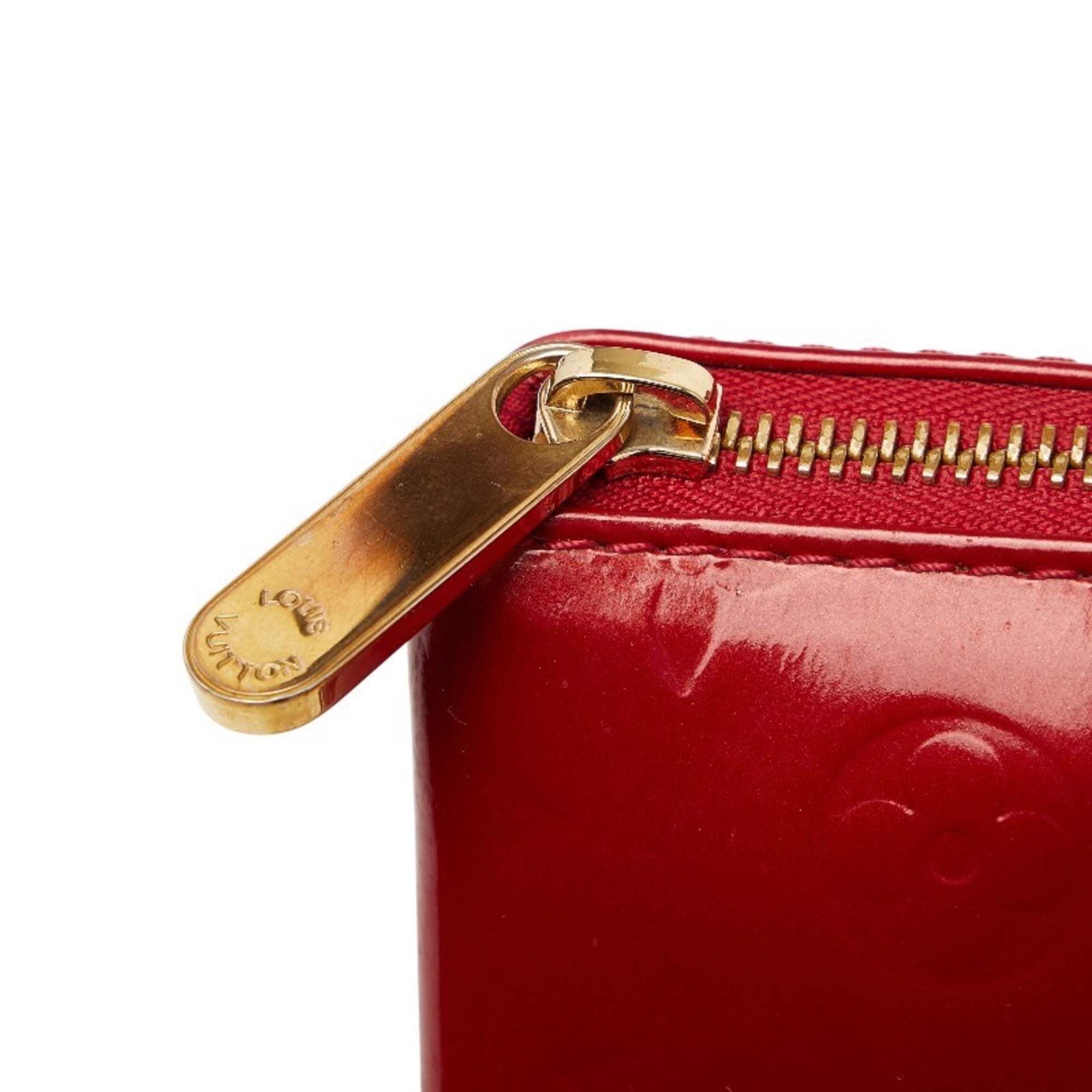 Louis Vuitton Pomme D'amour Red Color Patent Leather Handbag