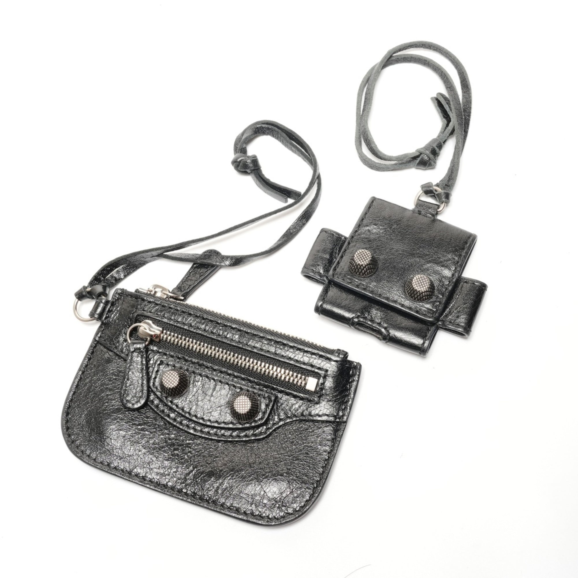 Balenciaga Black Leather Shoulder