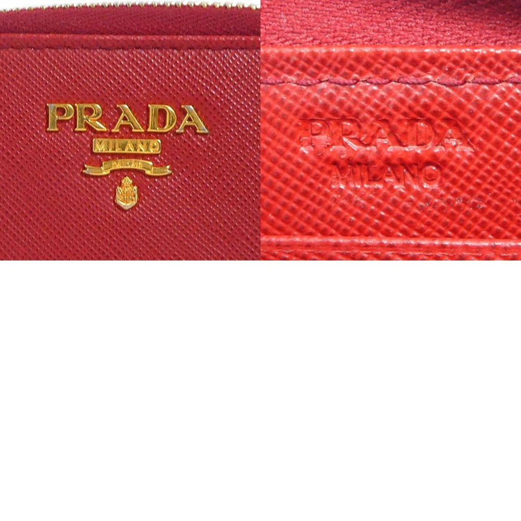 Prada Red Color Leather Coin Purse/Coin Case