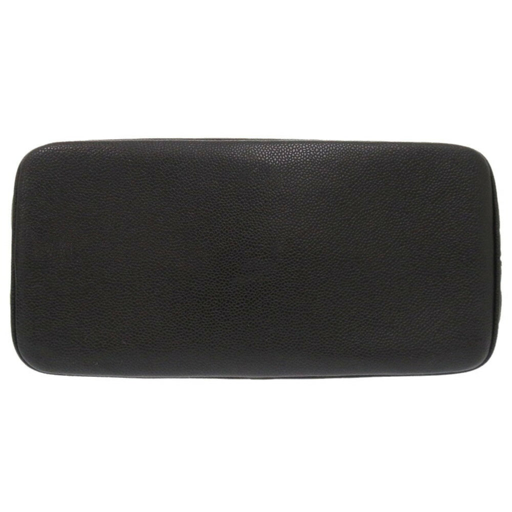 Chanel Black Grained Calfskin Tote Bag