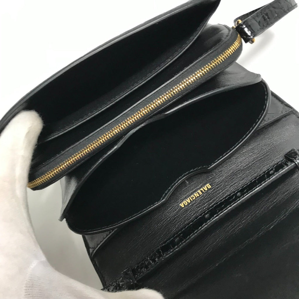 Balenciaga Black Leather Shoulder