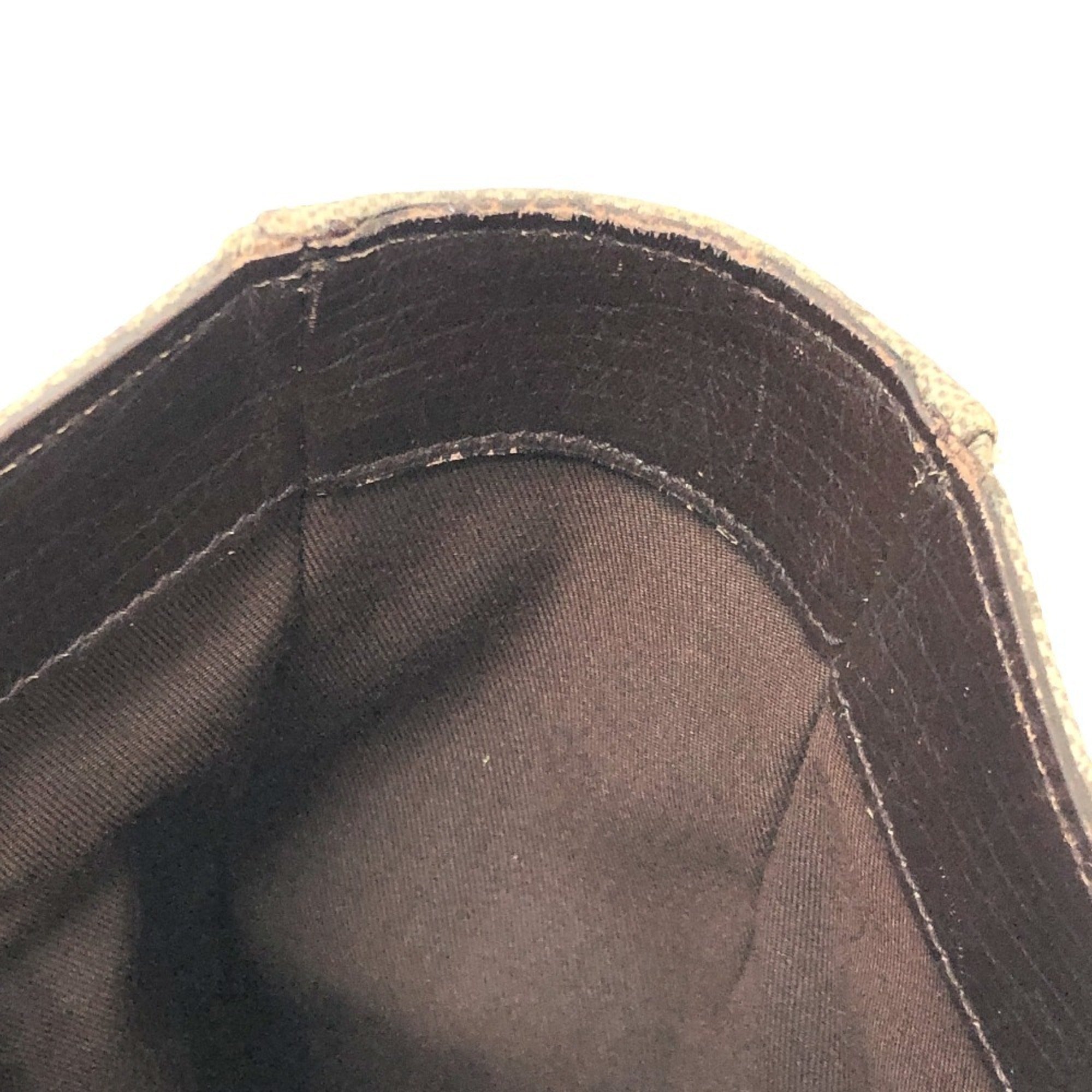 Gucci Beige Dark Brown Gg Supreme Canvas Handbag Tote Bag (Pre-Owned)