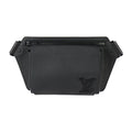 Louis Vuitton Black Noir Leather Pouch Sling Bag