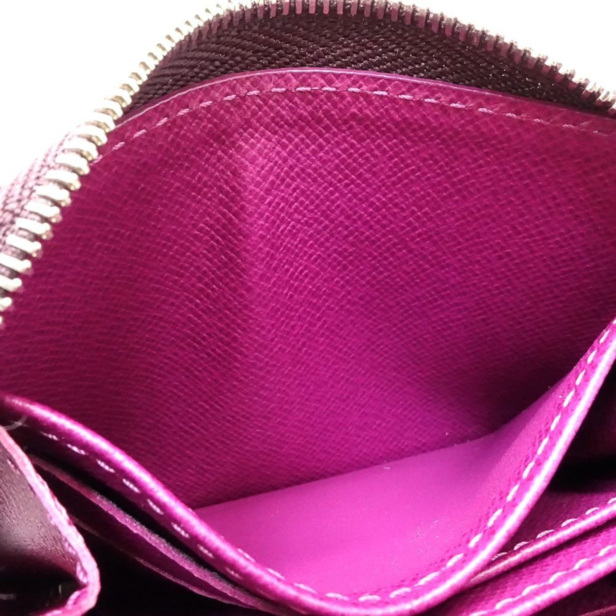 Louis Vuitton Cassis Leather Coin Purse/Coin Case