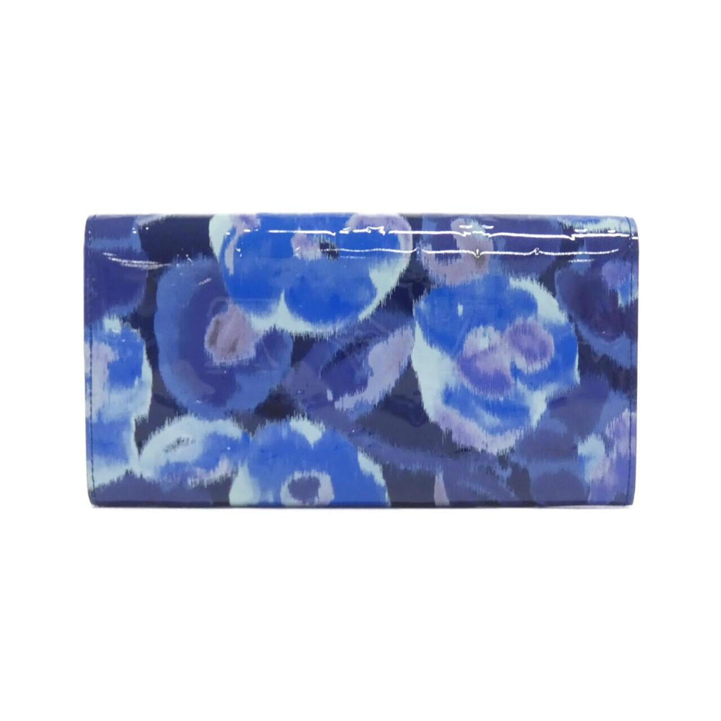 Louis Vuitton Blue Grand Blue Leather Long Wallet