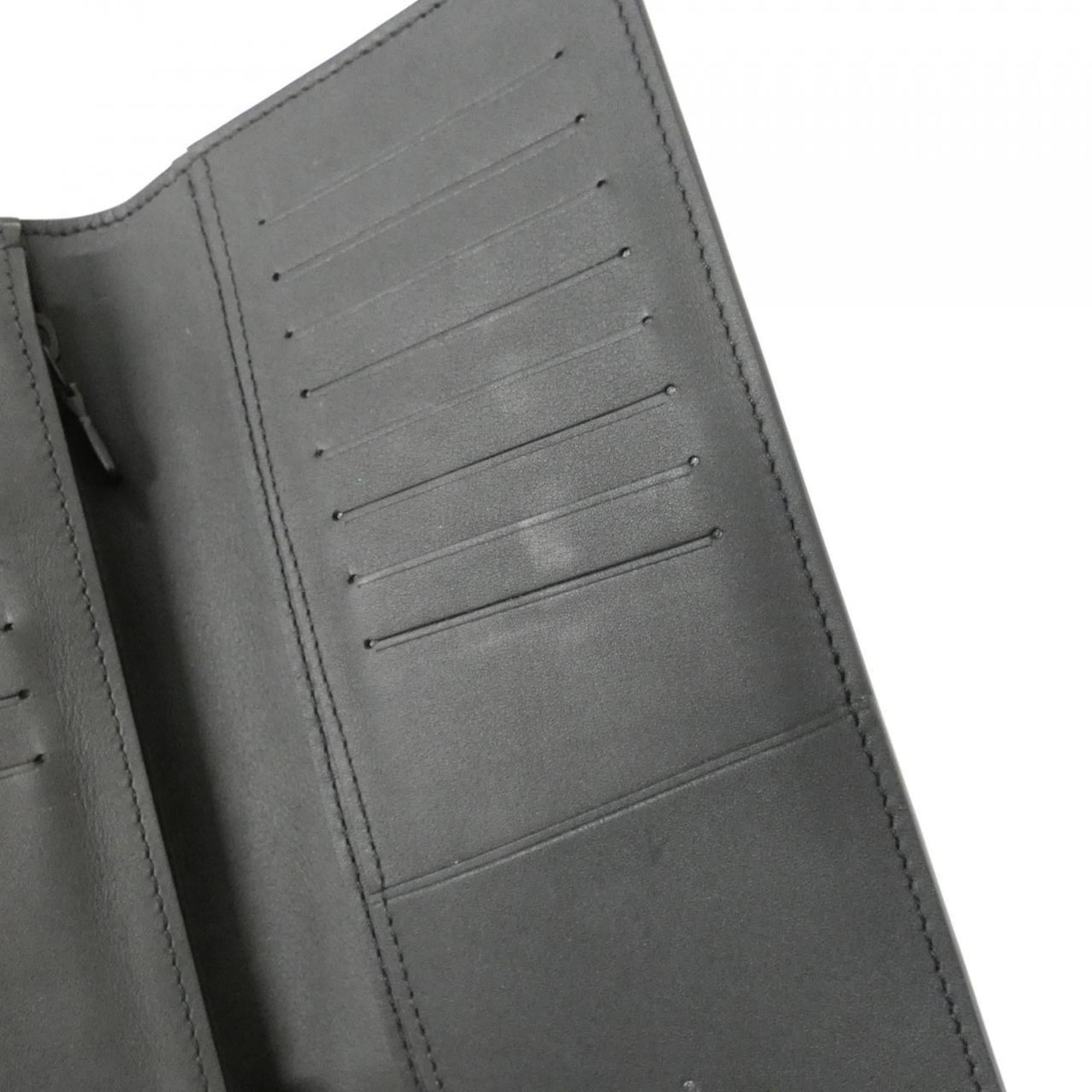 Louis Vuitton Black Leather Long Wallet