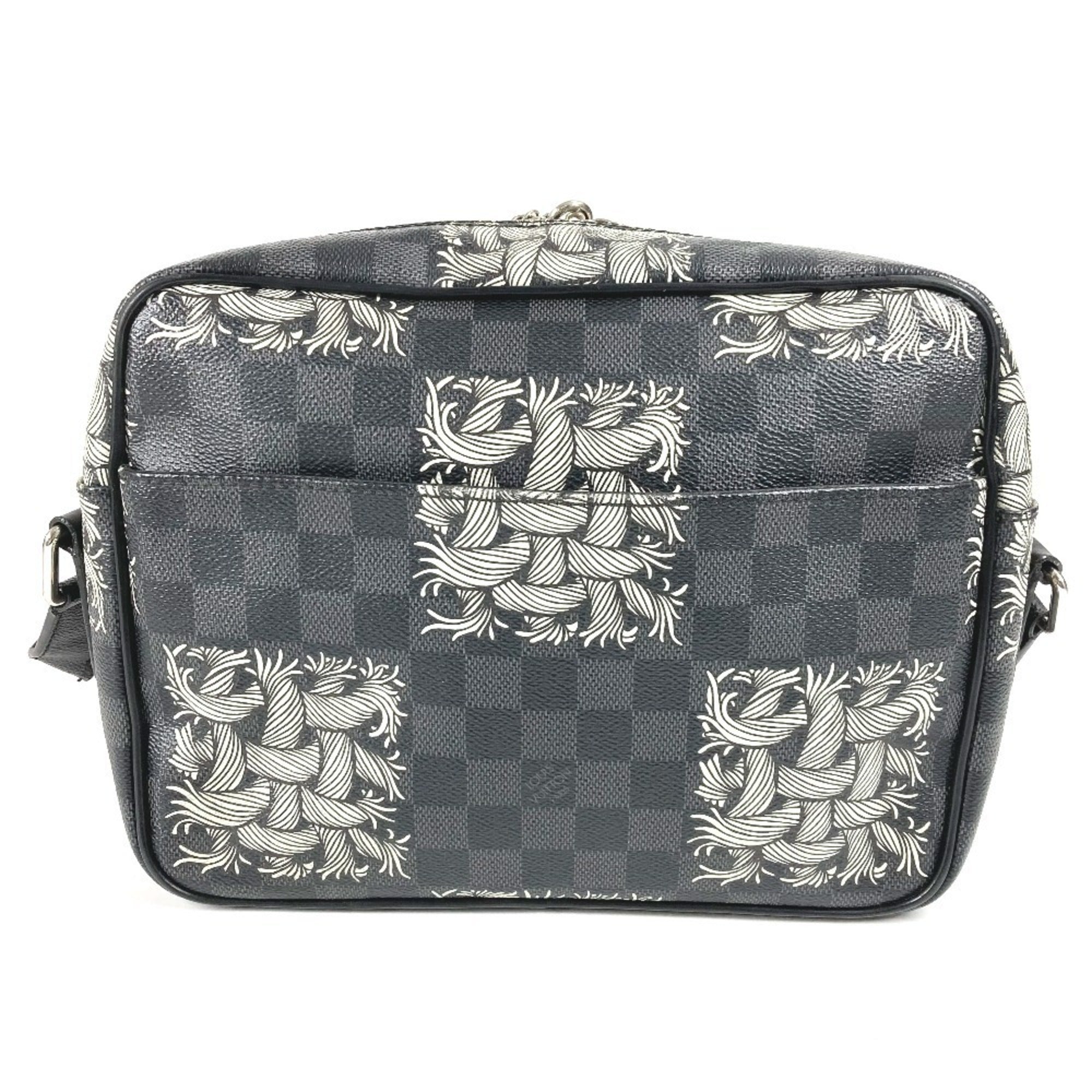 Louis Vuitton Black Damier Graphite Shoulder Bag