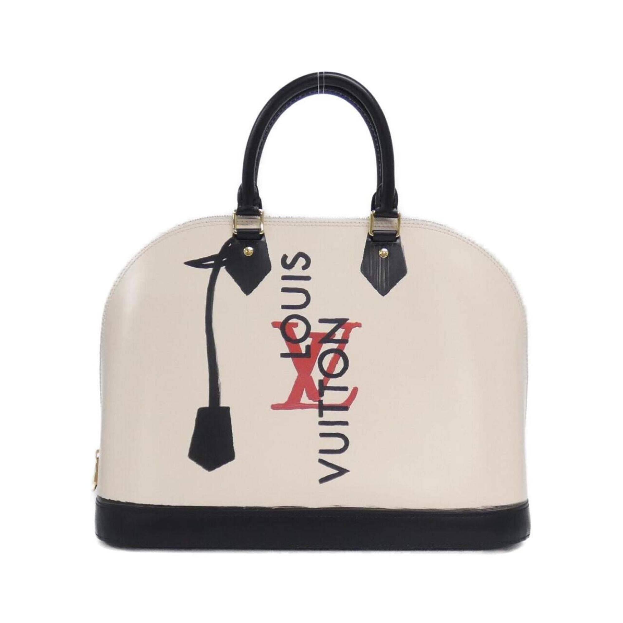 Louis Vuitton Beige Leather Handbag