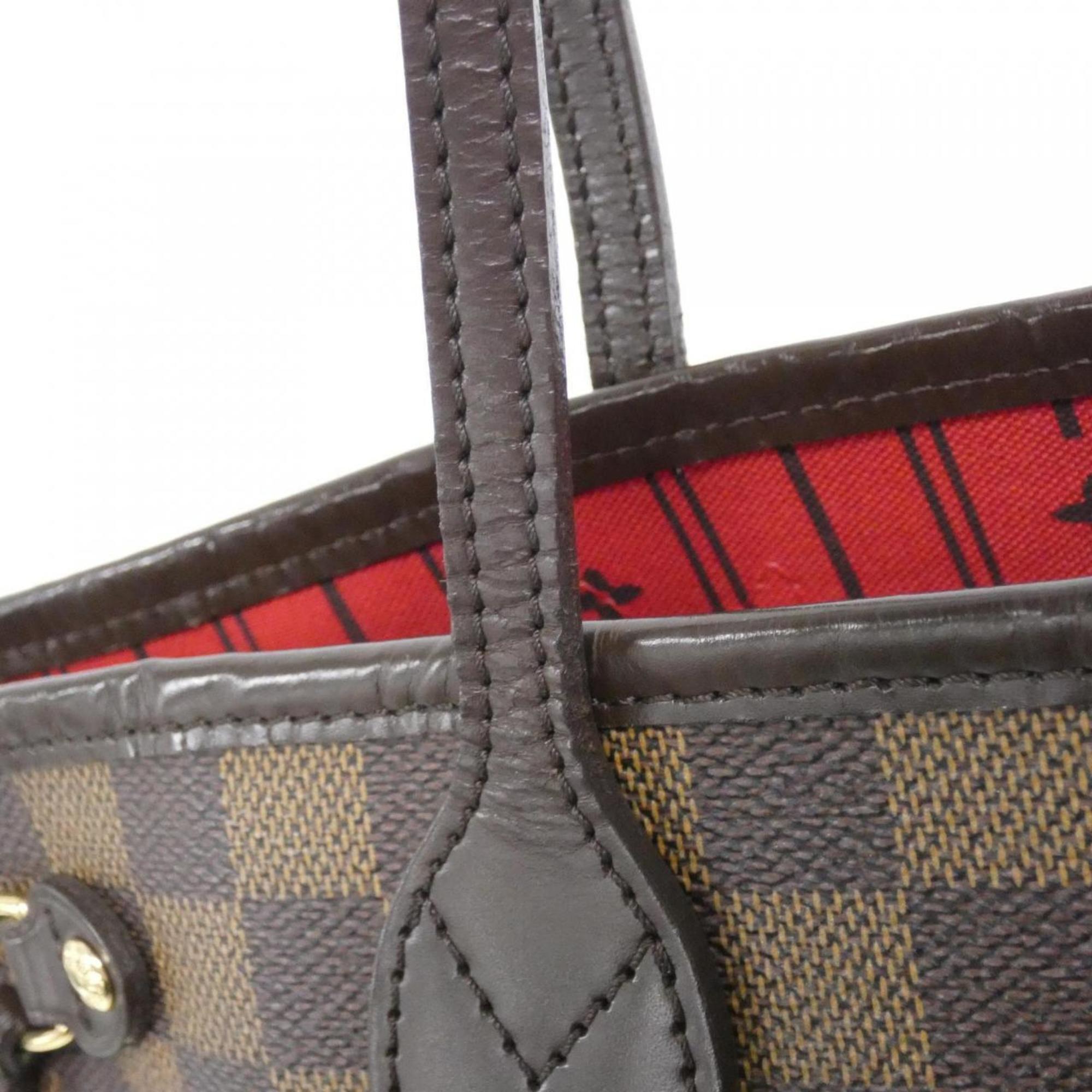Louis Vuitton Brown Coated Canvas Handbag