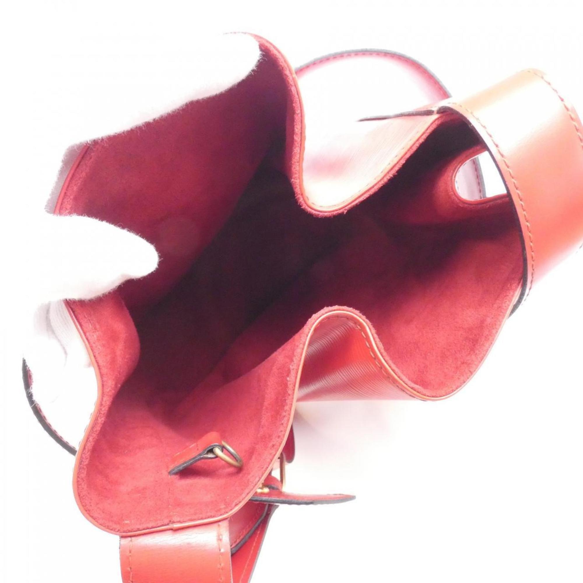 Louis Vuitton Epi Red Color Leather Shoulder Bag