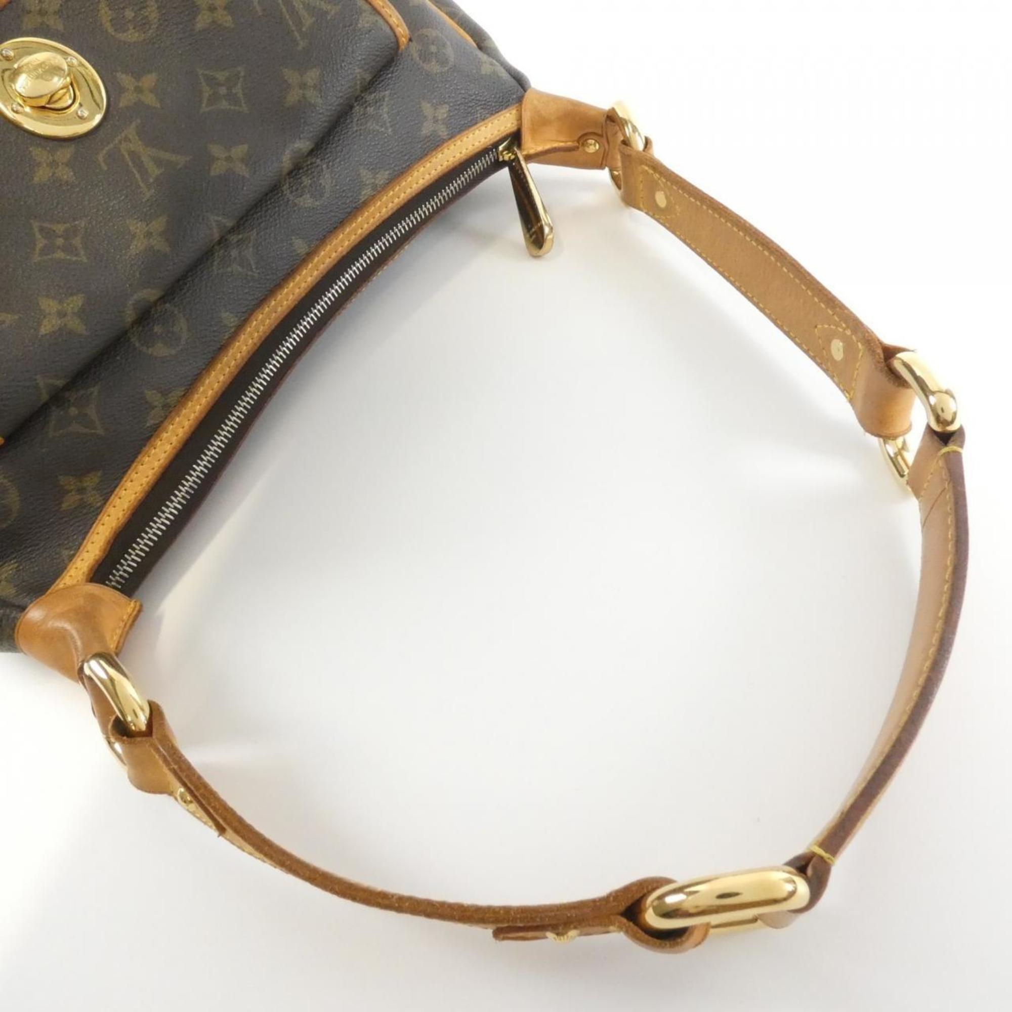 Louis Vuitton Marron Coated Canvas Shoulder Bag