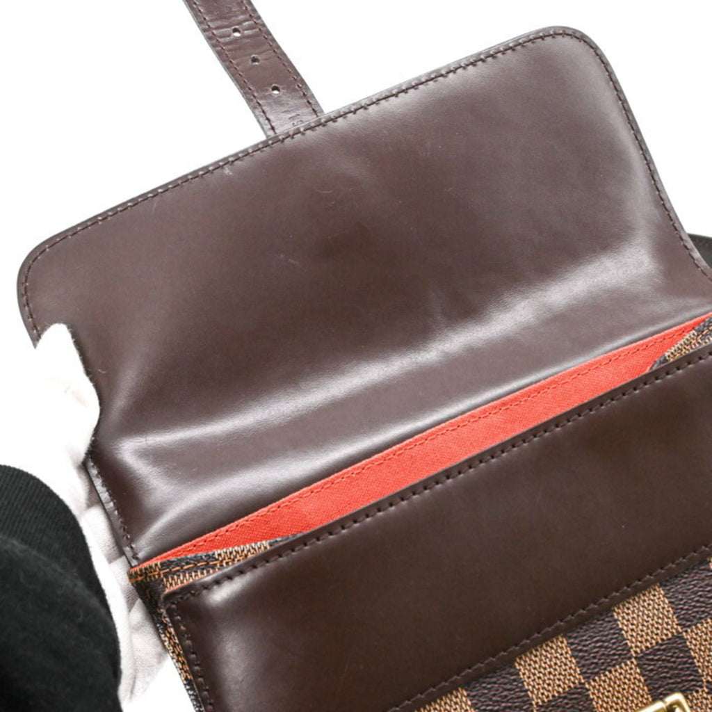 Louis Vuitton Brown Damier Canvas Damier Graphite Leather Backpack