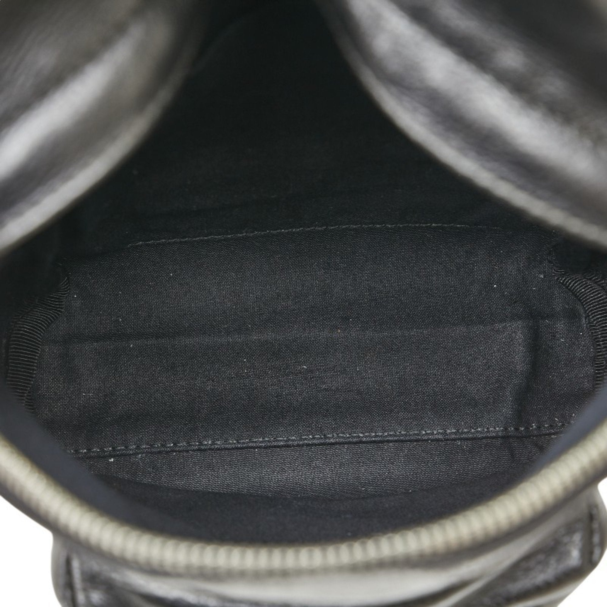 Balenciaga Black Leather Backpack