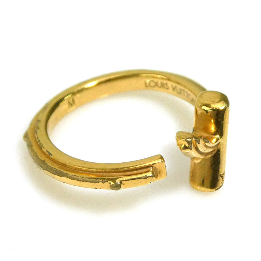 Louis Vuitton Gold Metal Band Ring
