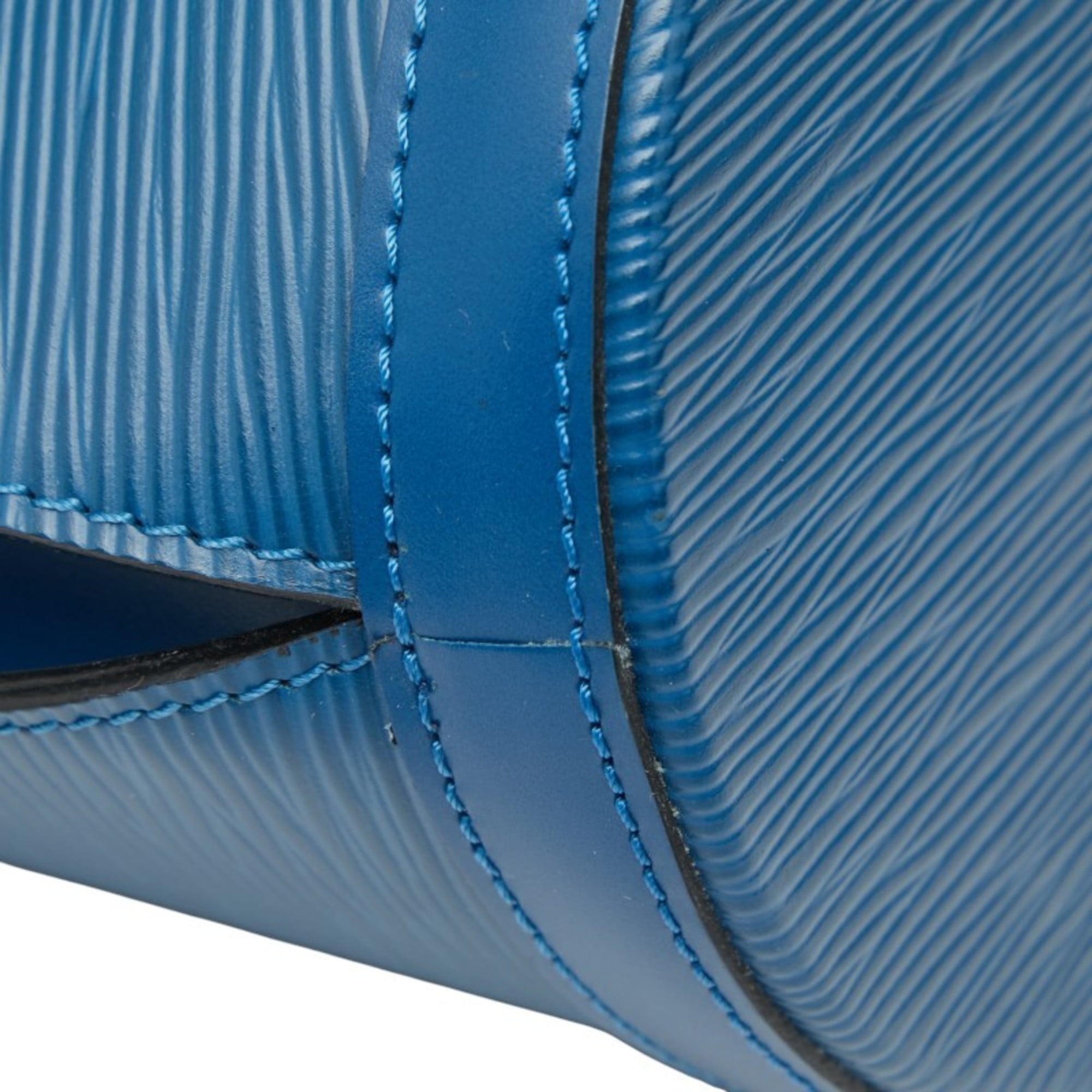 Louis Vuitton Toledo Blue Leather Shoulder Bag