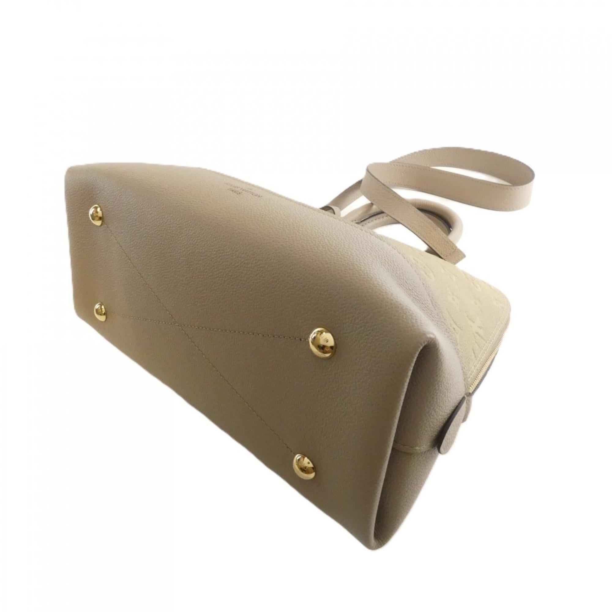Louis Vuitton Tourterelle Leather Handbag