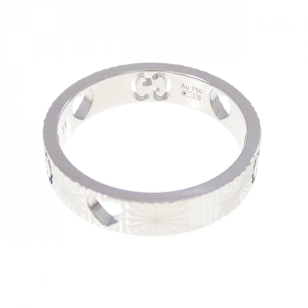 Gucci White Gold White Gold (18K) Band Ring (Pre-Owned)