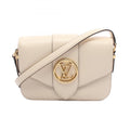Louis Vuitton Ivory Leather Shoulder Bag