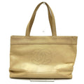 Chanel Beige Leather Tote Bag