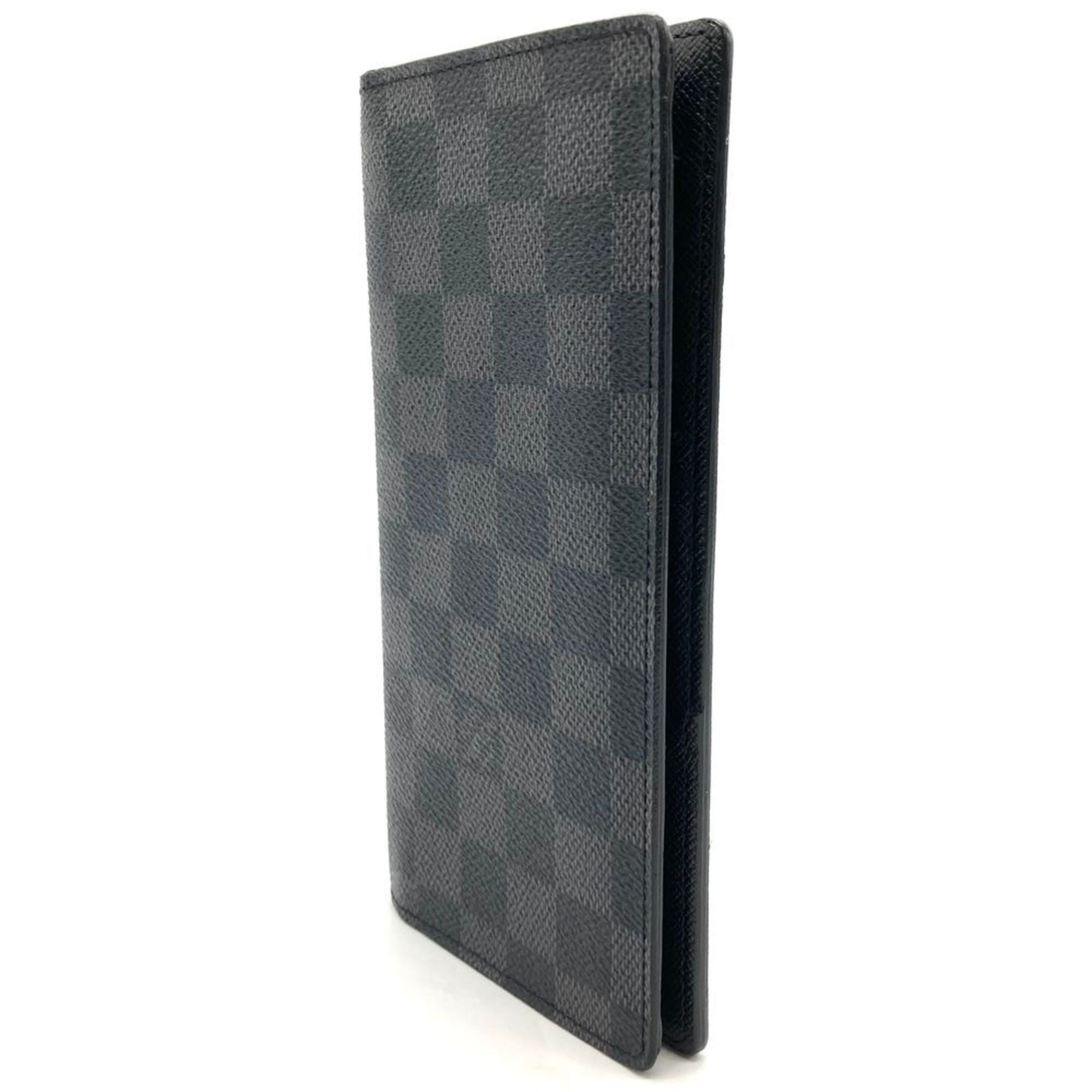 Louis Vuitton Black Damier Graphite Damier Graphite Long Wallet