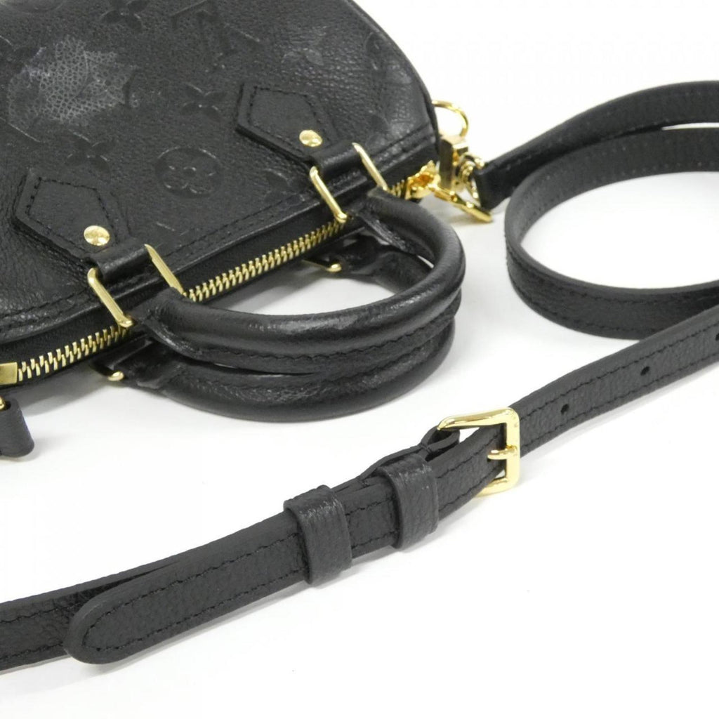 Louis Vuitton Black Leather Handbag