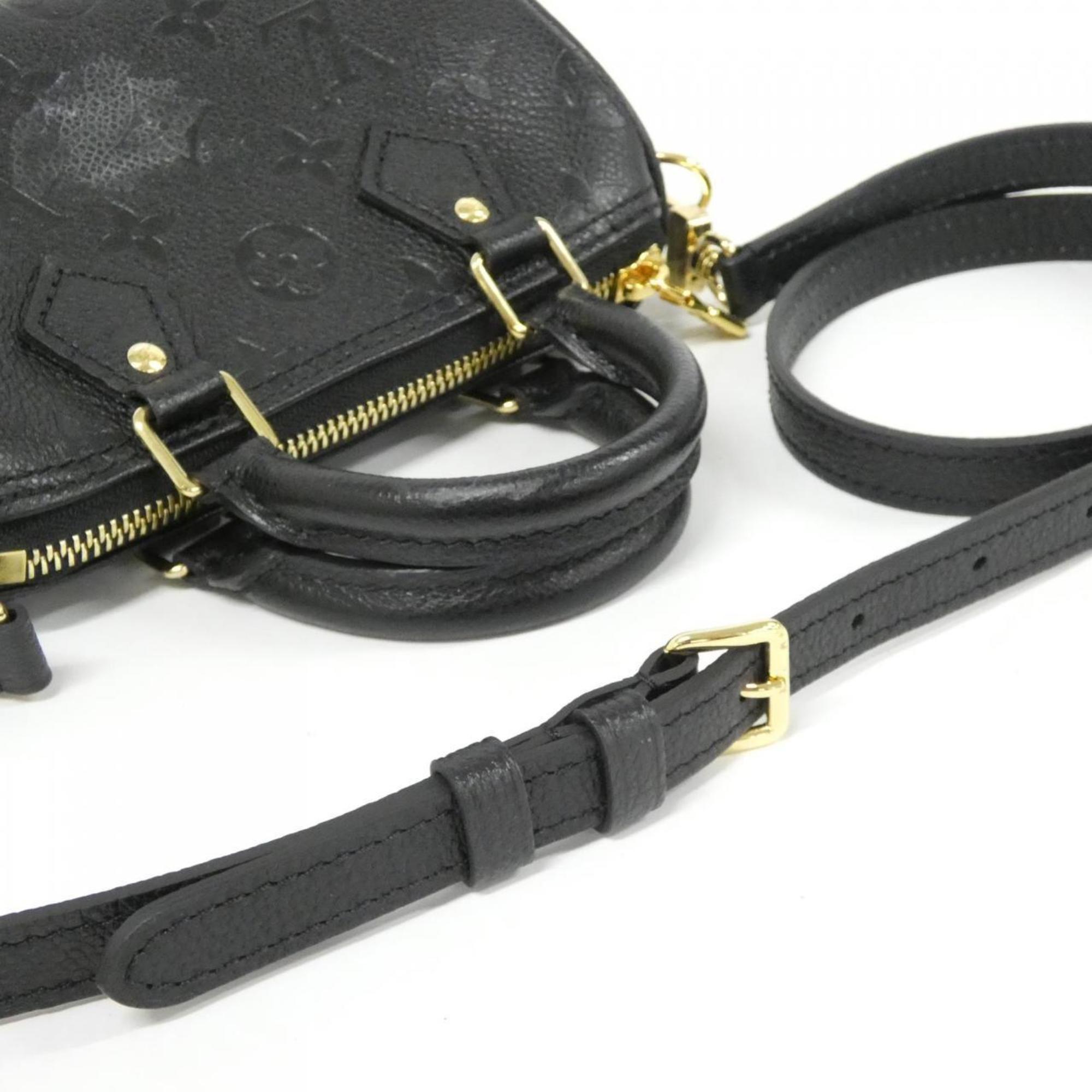 Louis Vuitton Black Leather Handbag