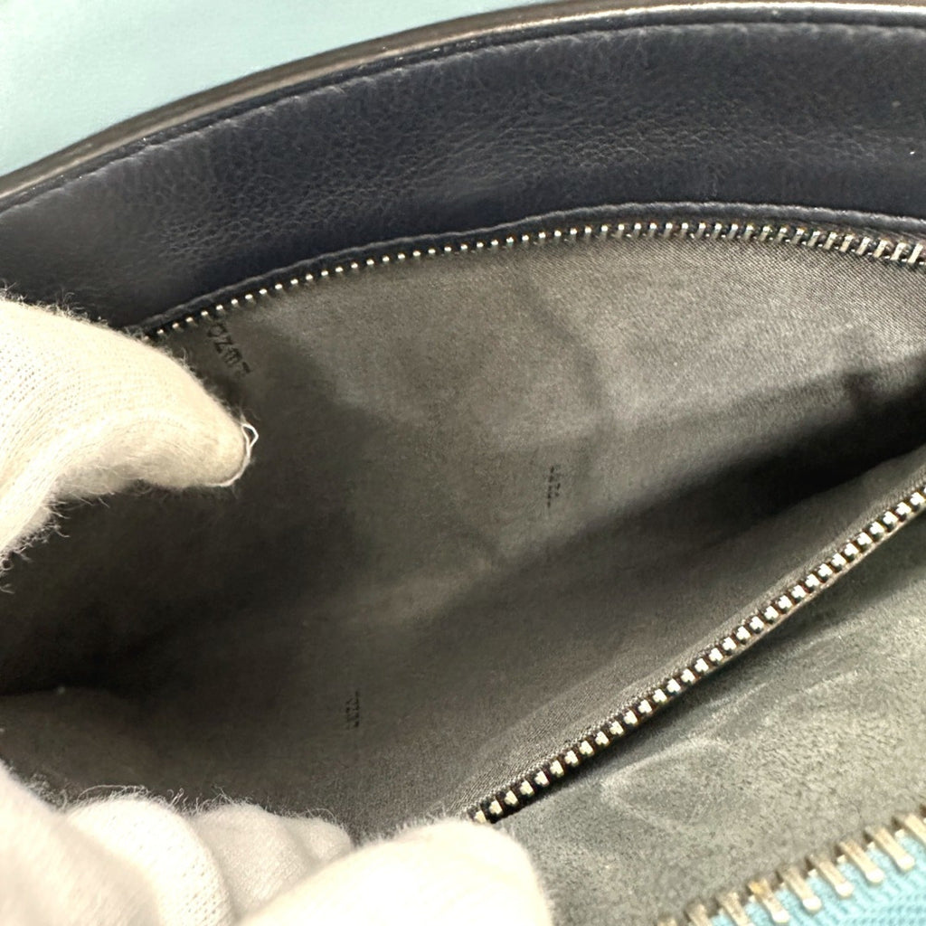 Fendi Blue Leather Handbag