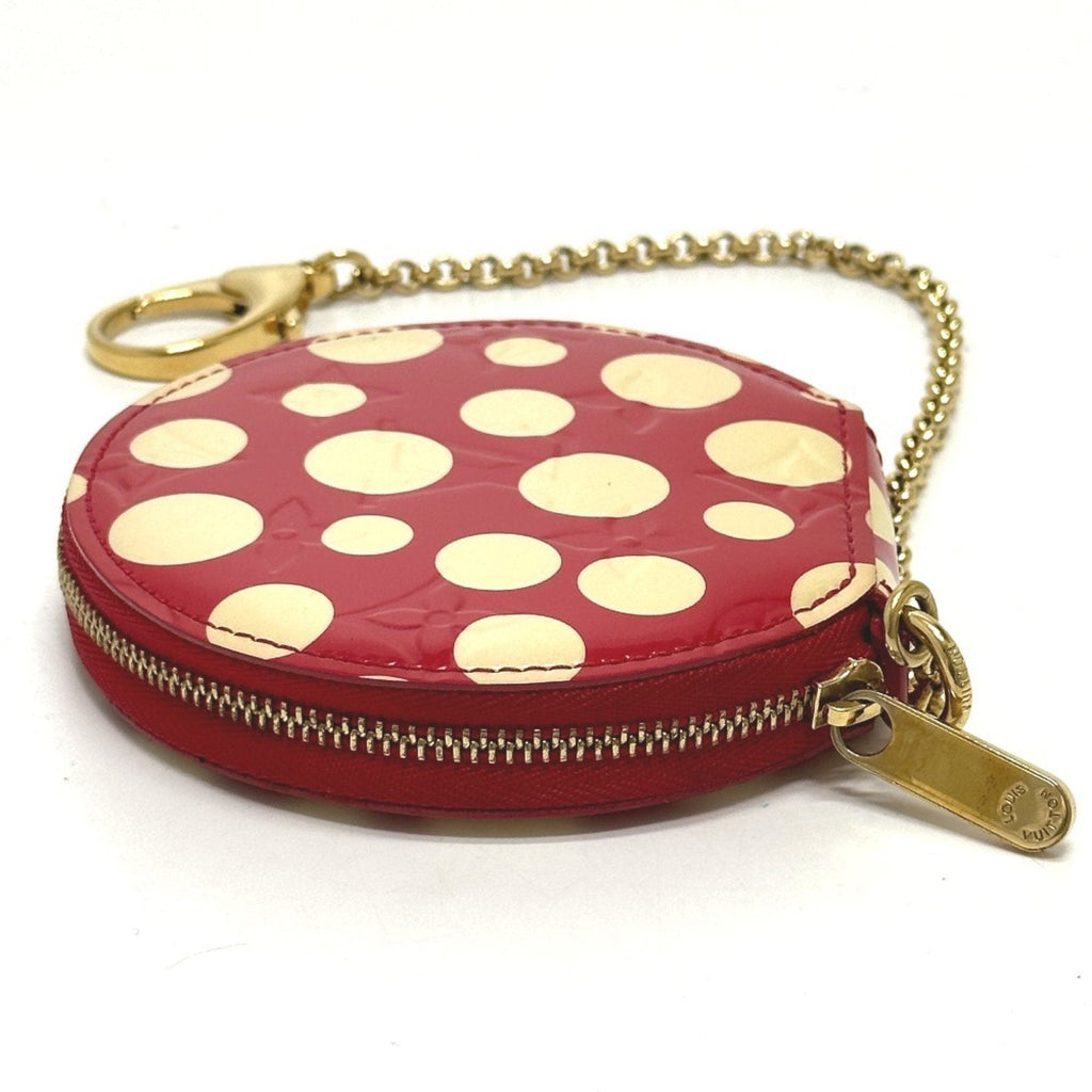 Louis Vuitton Monogram Vernis Red Color White Monogram Vernis Coin Purse/Coin Case