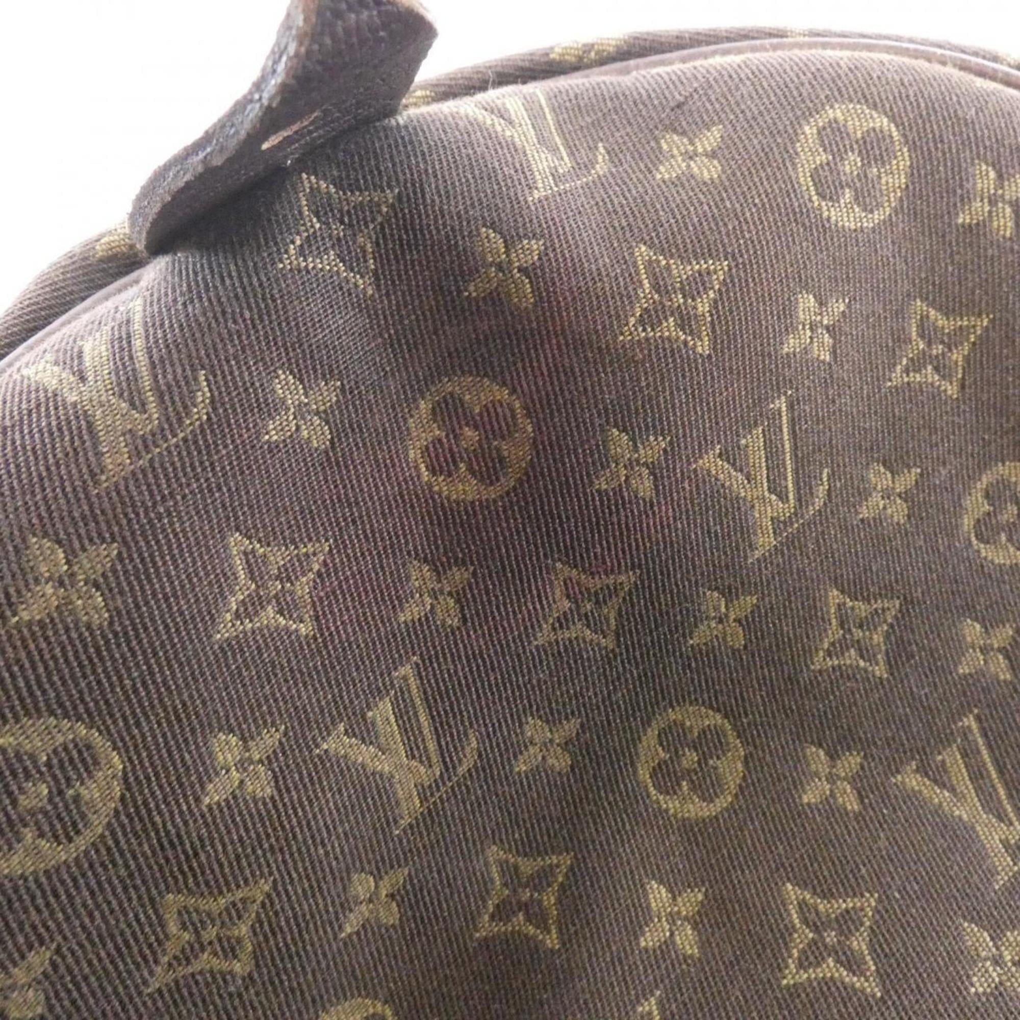 Louis Vuitton Monogram Mini Ebene Canvas Boston Bag