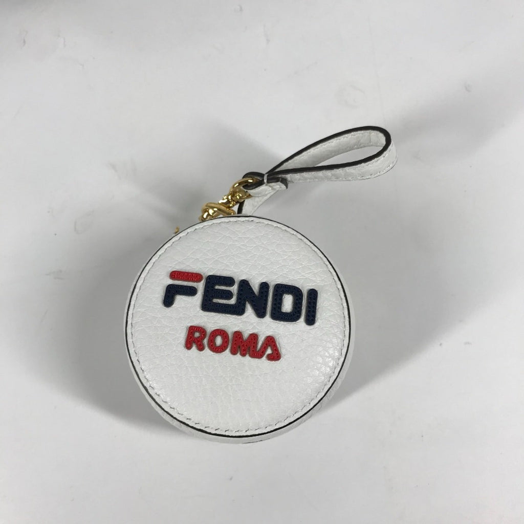 Fendi Navy Red Color White Nylon Backpack