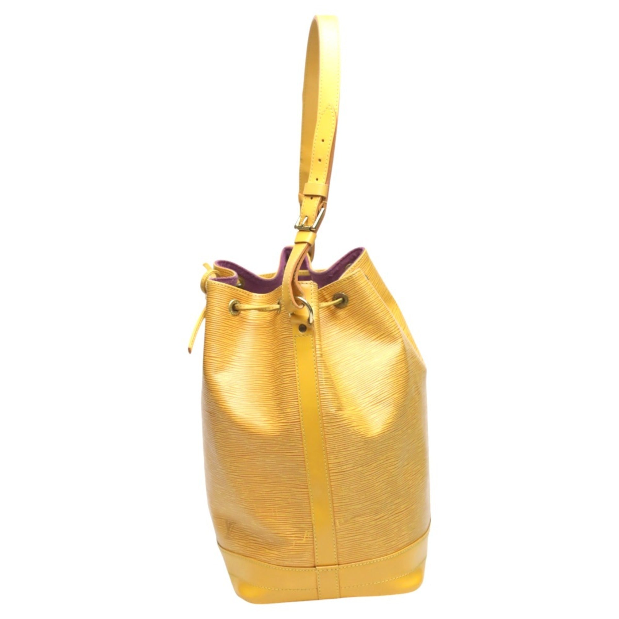 Louis Vuitton Yellow Epi Leather Shoulder Bag