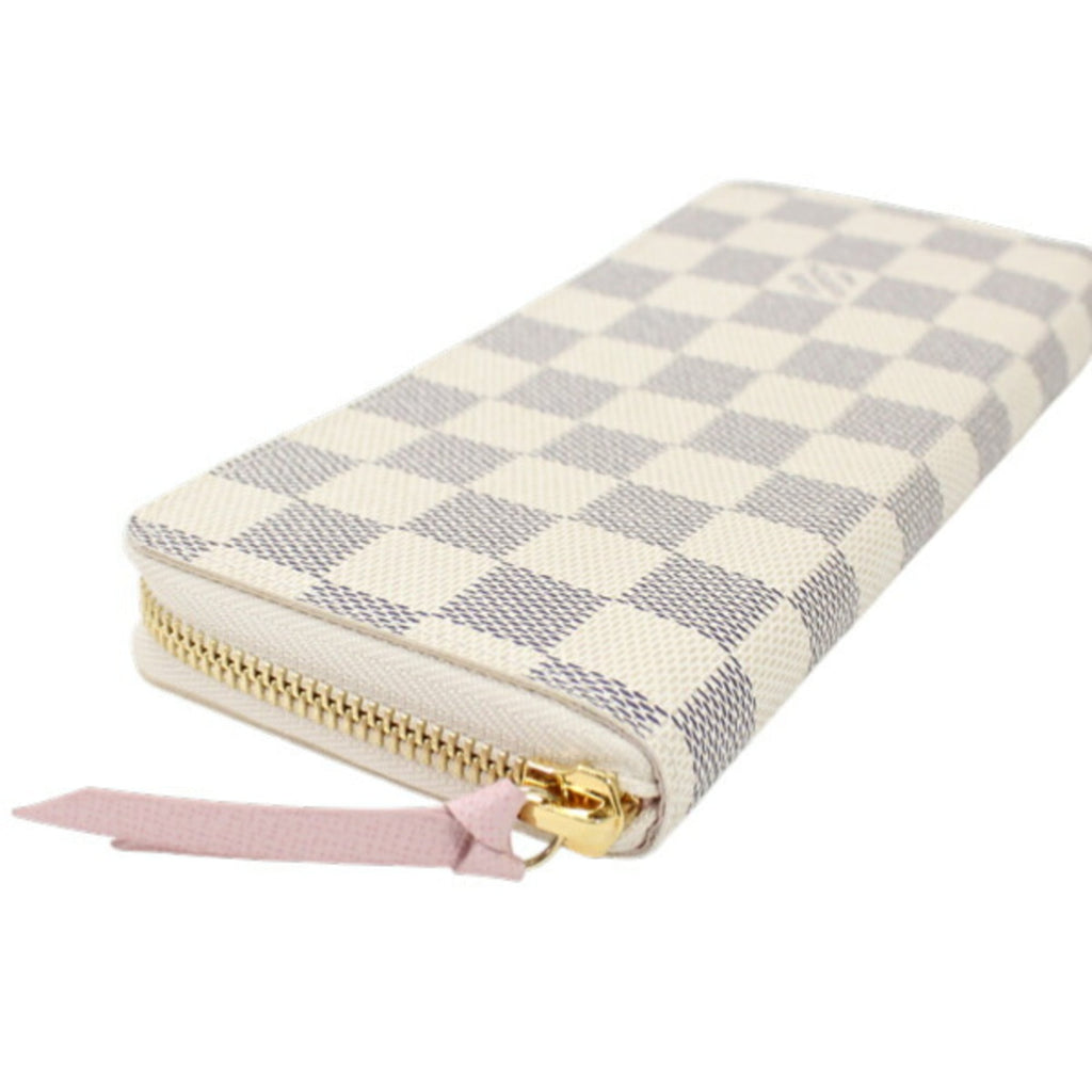 Louis Vuitton Damier Azur Rose Ballerine Damier Azur Long Wallet