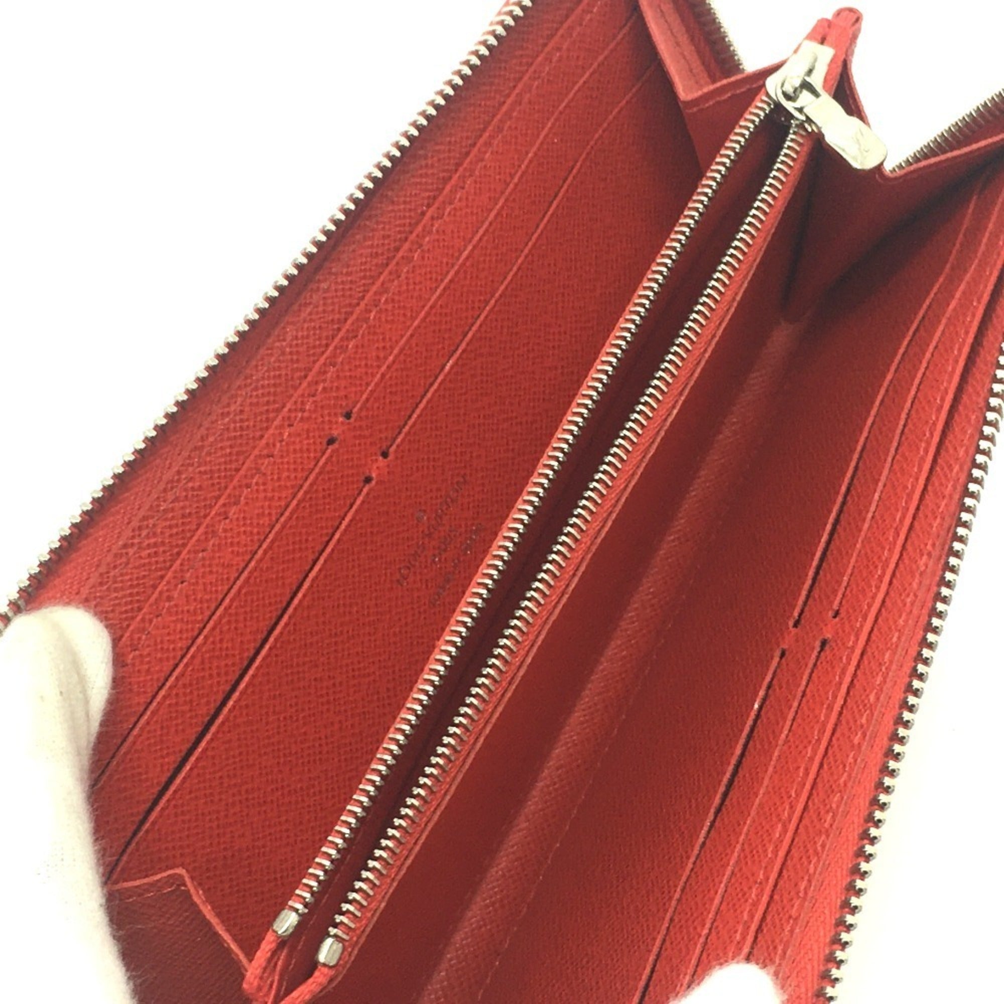 Louis Vuitton Epi Coquelicots Red Color Epi Leather Long Wallet