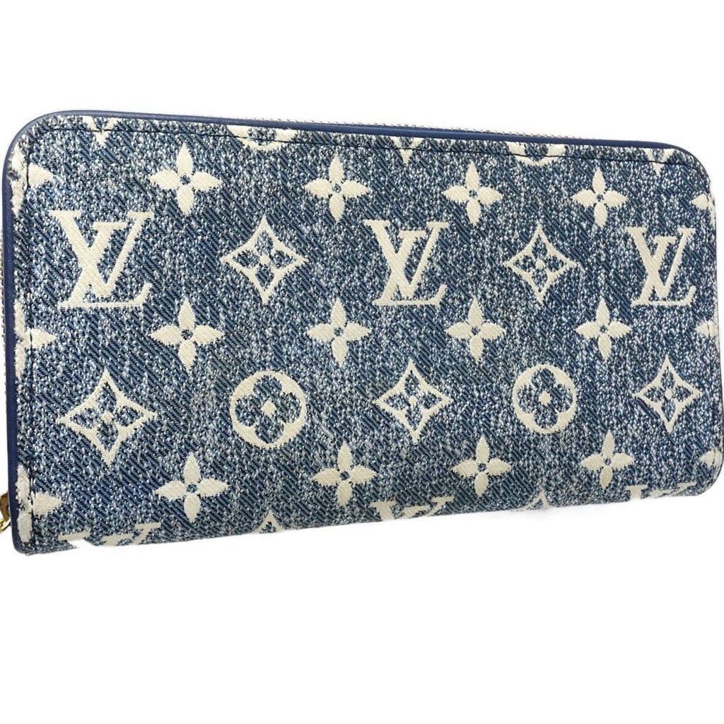 Louis Vuitton Monogram Blue Canvas Long Wallet