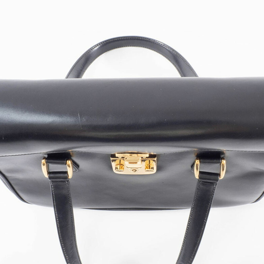 Gucci Black Leather Handbag (Pre-Owned)