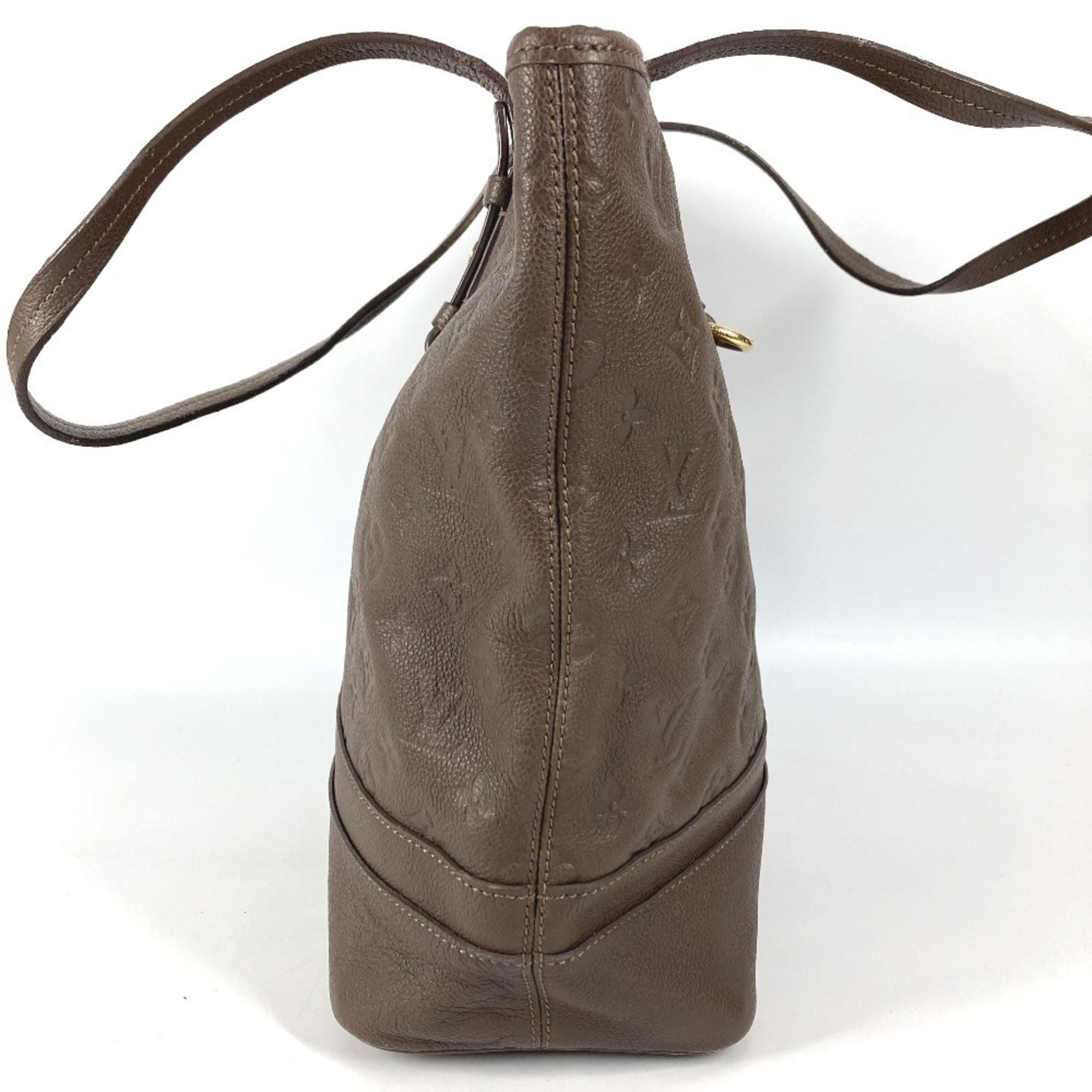 Louis Vuitton Brown Monogram Empreinte Leather Handbag Shoulder Bag Tote Bag