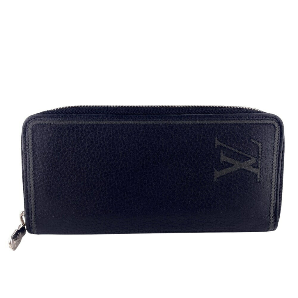 Louis Vuitton Black Leather Long Wallet
