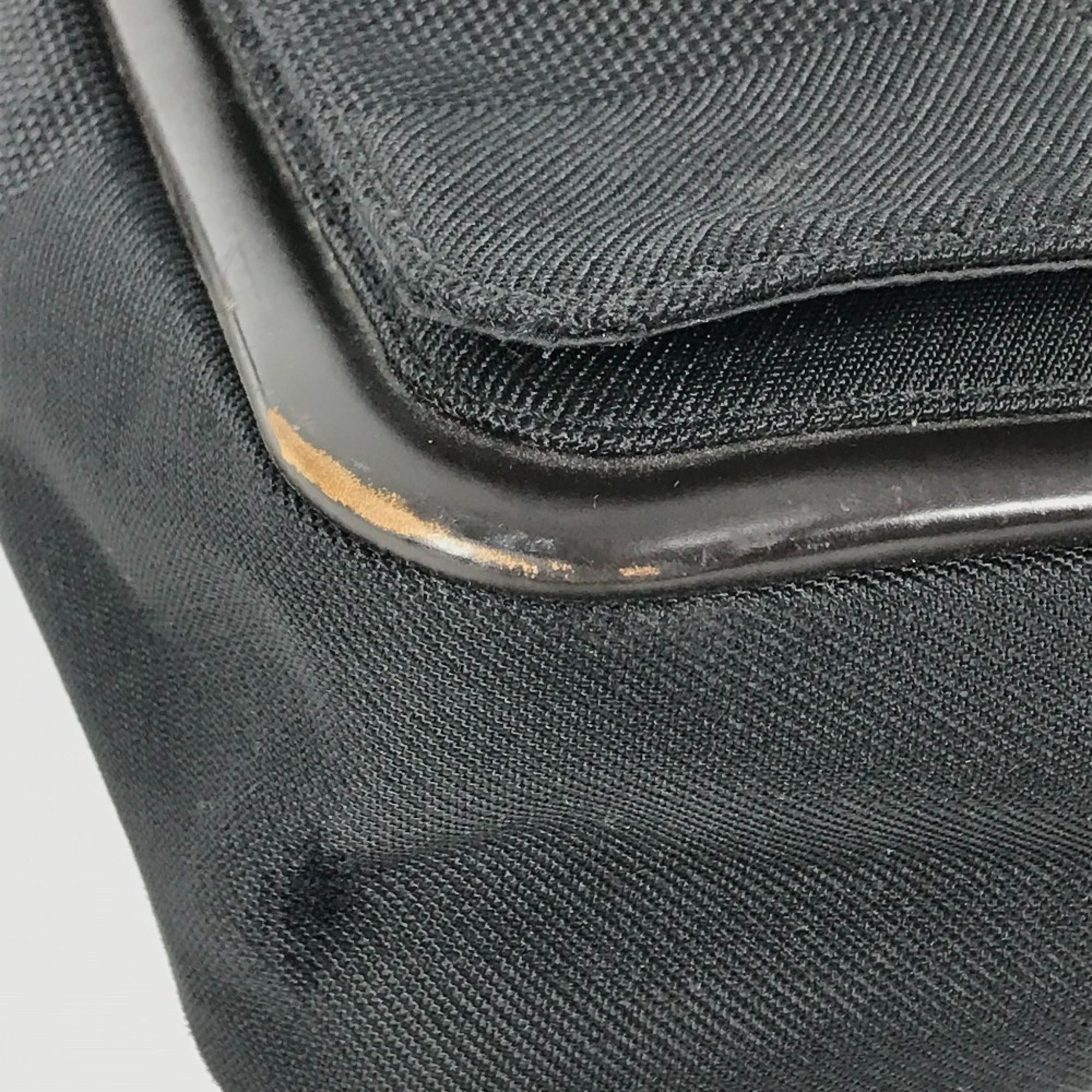 Louis Vuitton Black Noir Damier Geant Messenger Bag Shoulder Bag