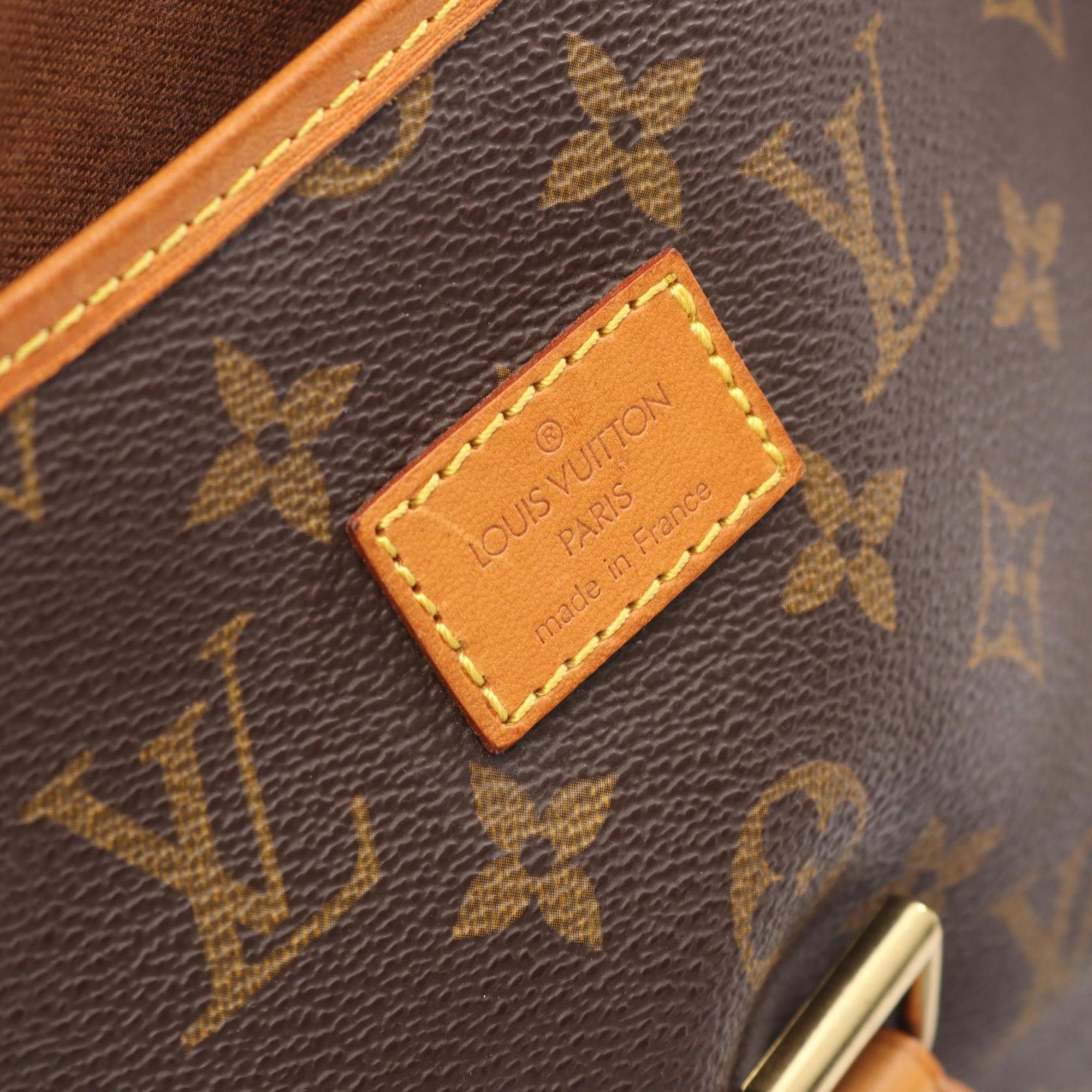 Louis Vuitton Brown Pvc Leather Shoulder Bag