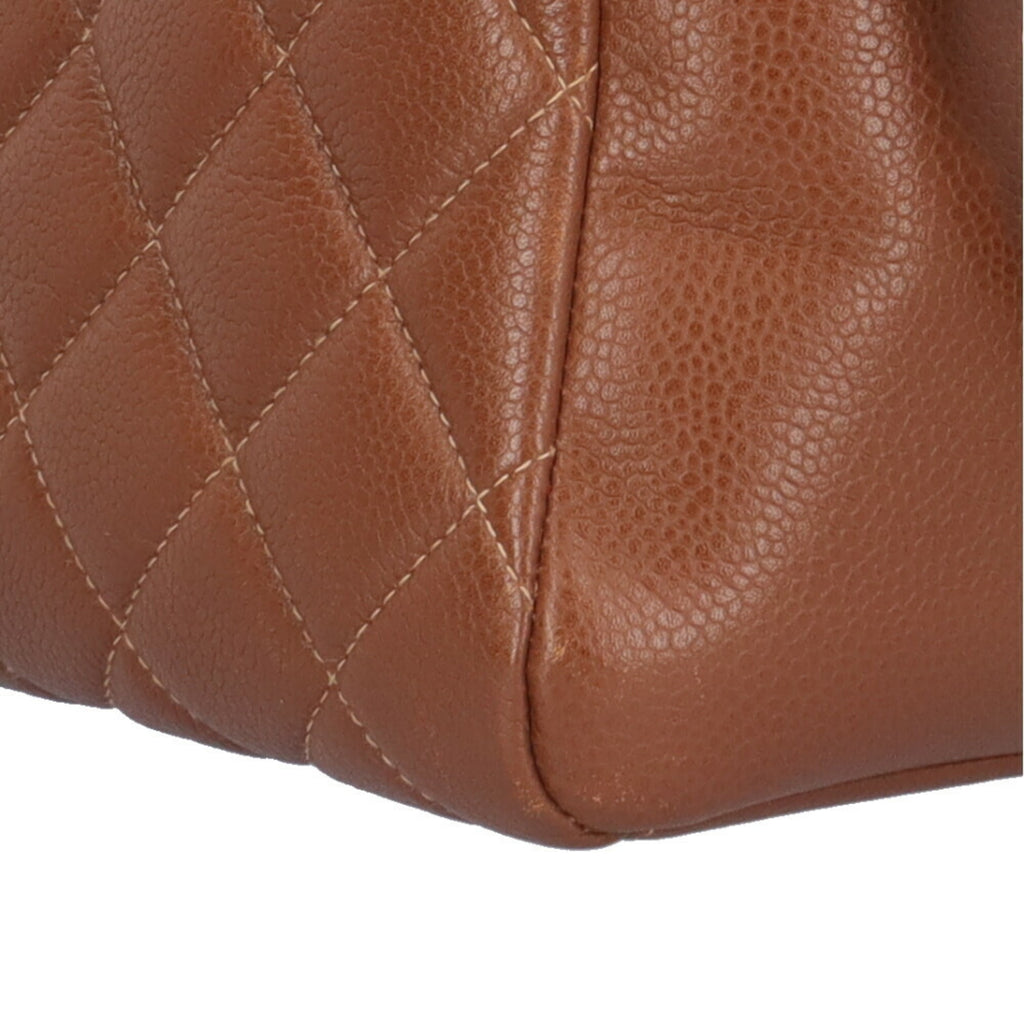 Chanel Brown Leather Shoulder Bag