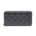 Louis Vuitton Black Monogram Leather Long Wallet