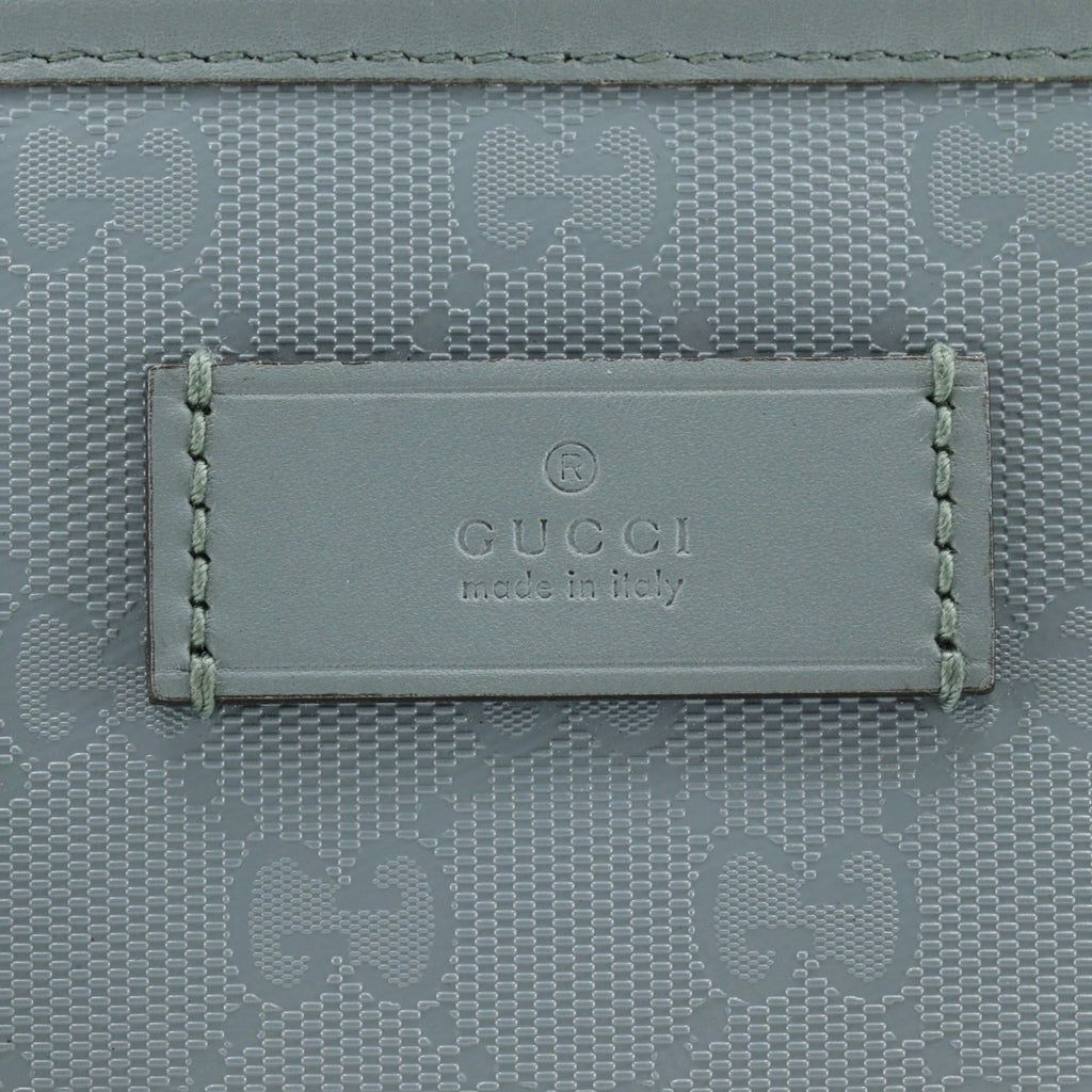 Gucci Light Blue Gg Imprimé Tote Bag (Pre-Owned)