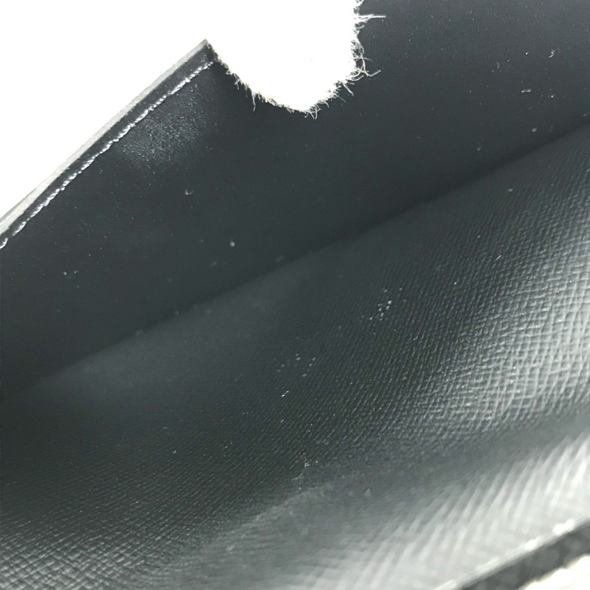 Louis Vuitton Taiga Ardoise Black Taiga Leather Long Wallet