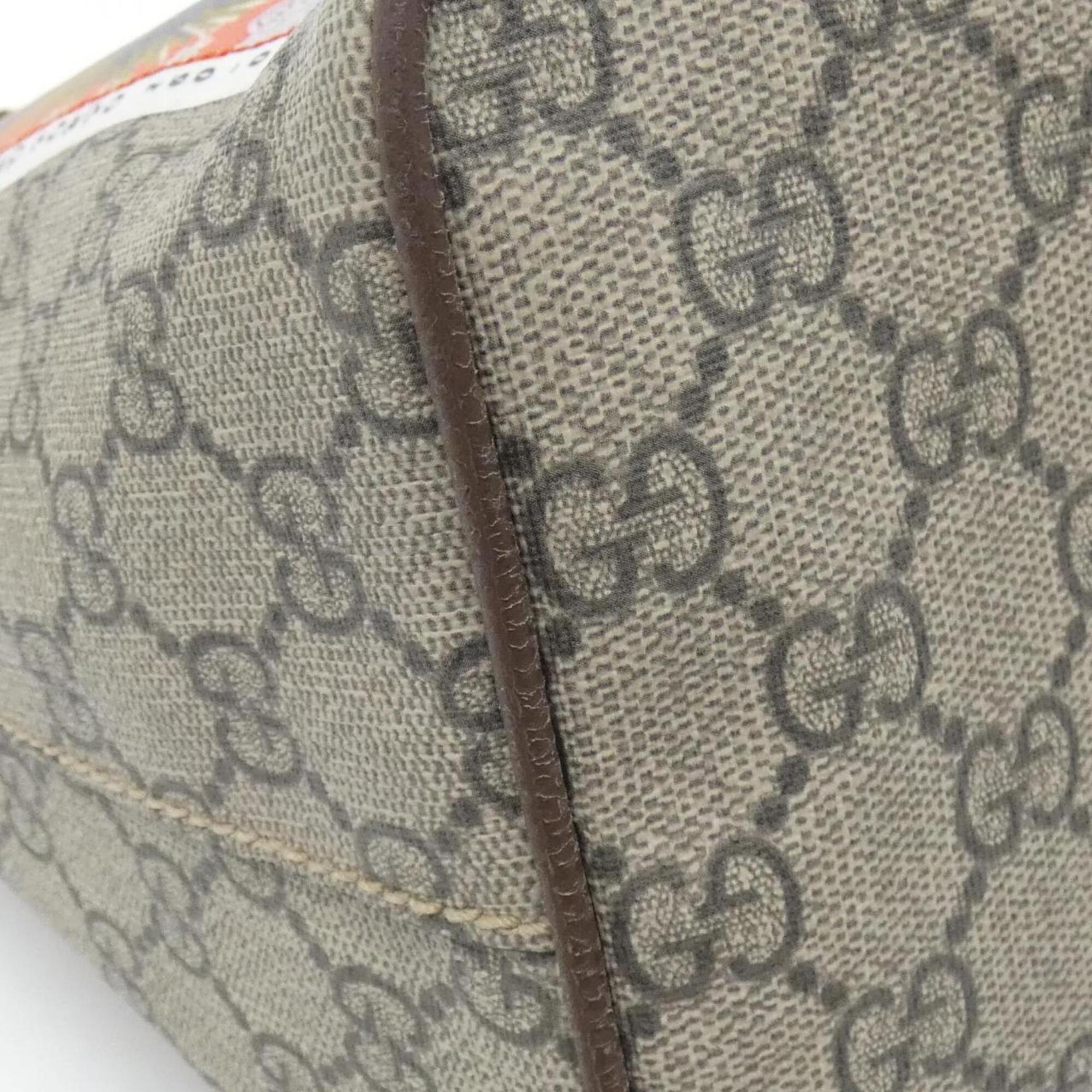 Gucci Beige Brown Gg Supreme Handbag (Pre-Owned)