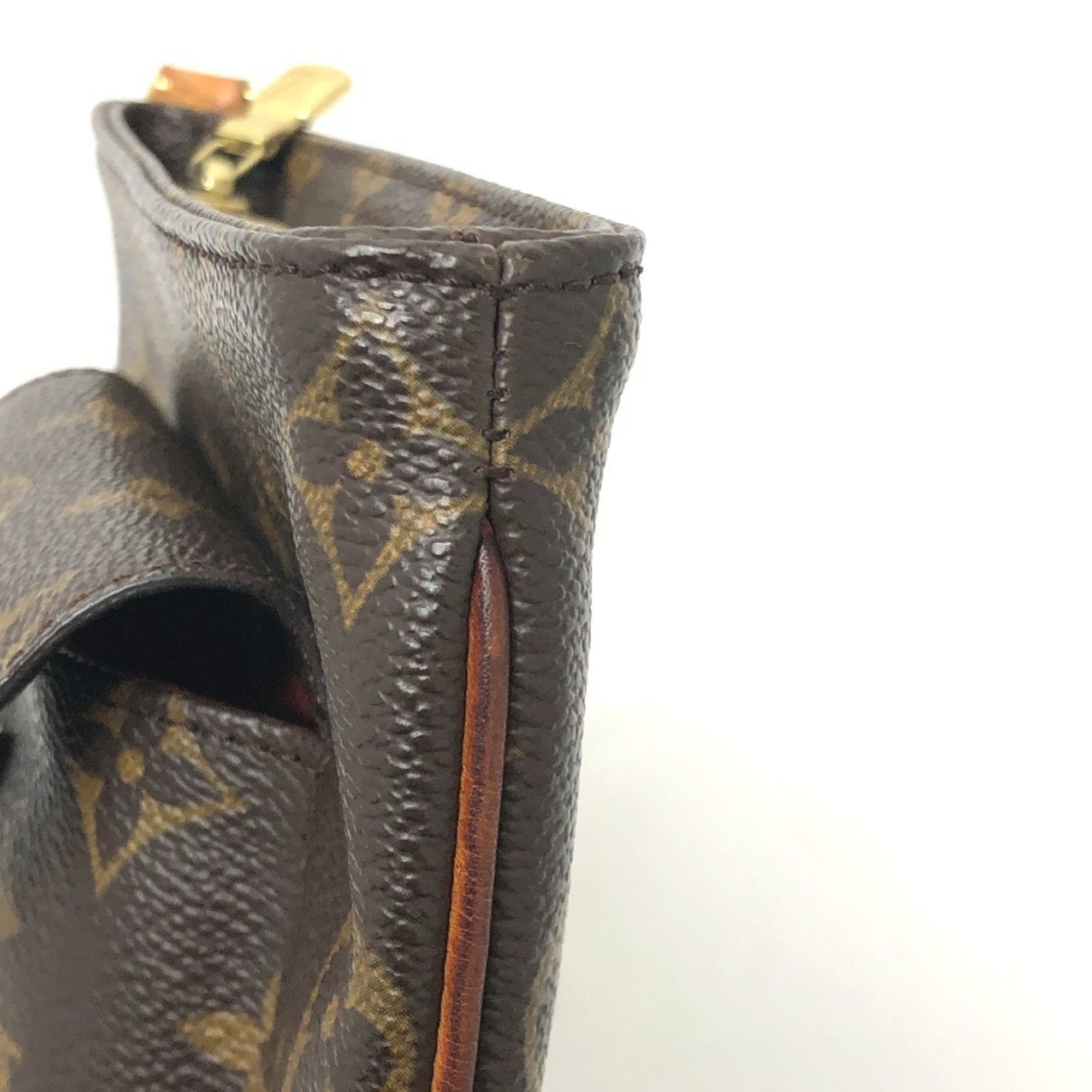 Louis Vuitton Brown Monogram Pochette Pouch