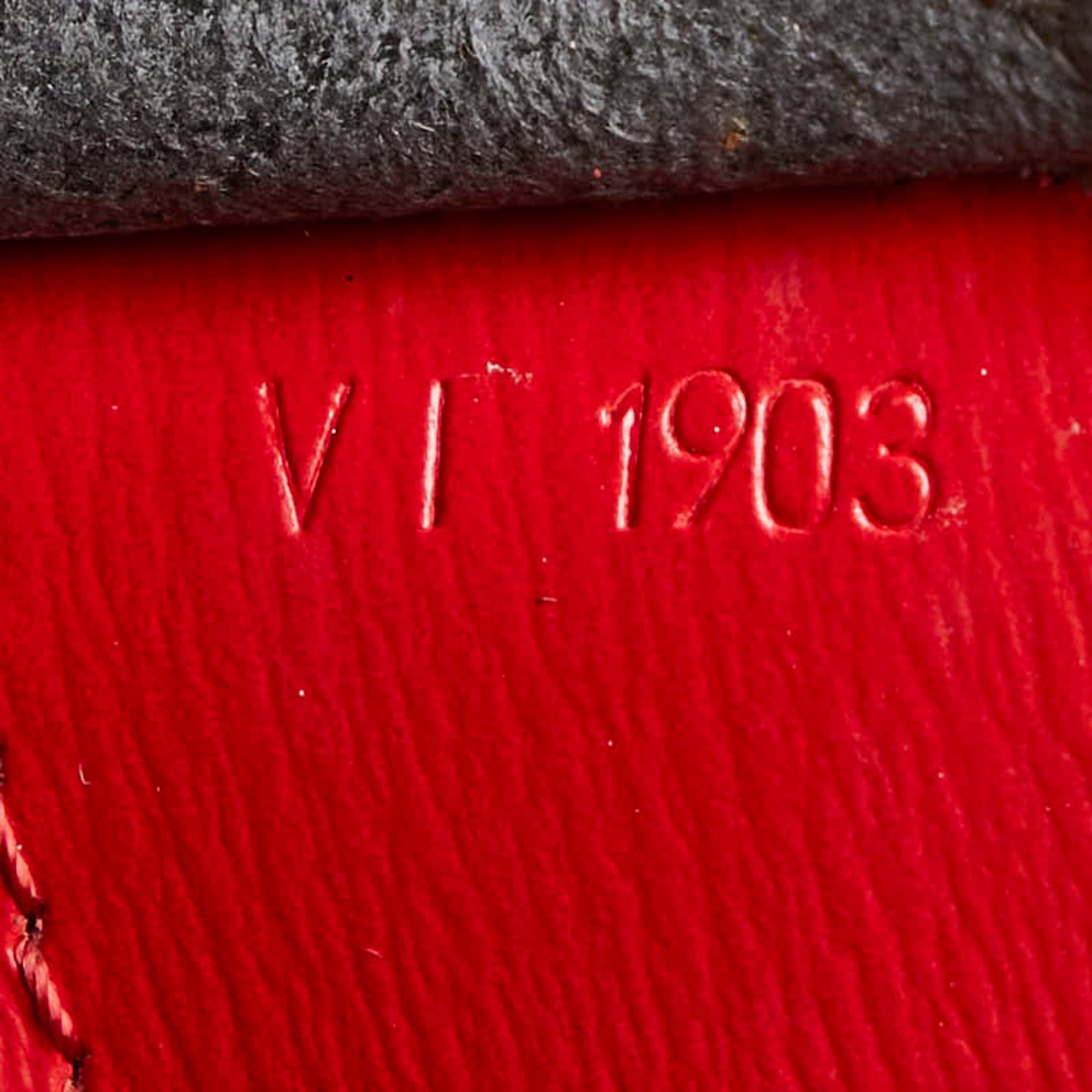 Louis Vuitton Castilian Red Leather Shoulder Bag