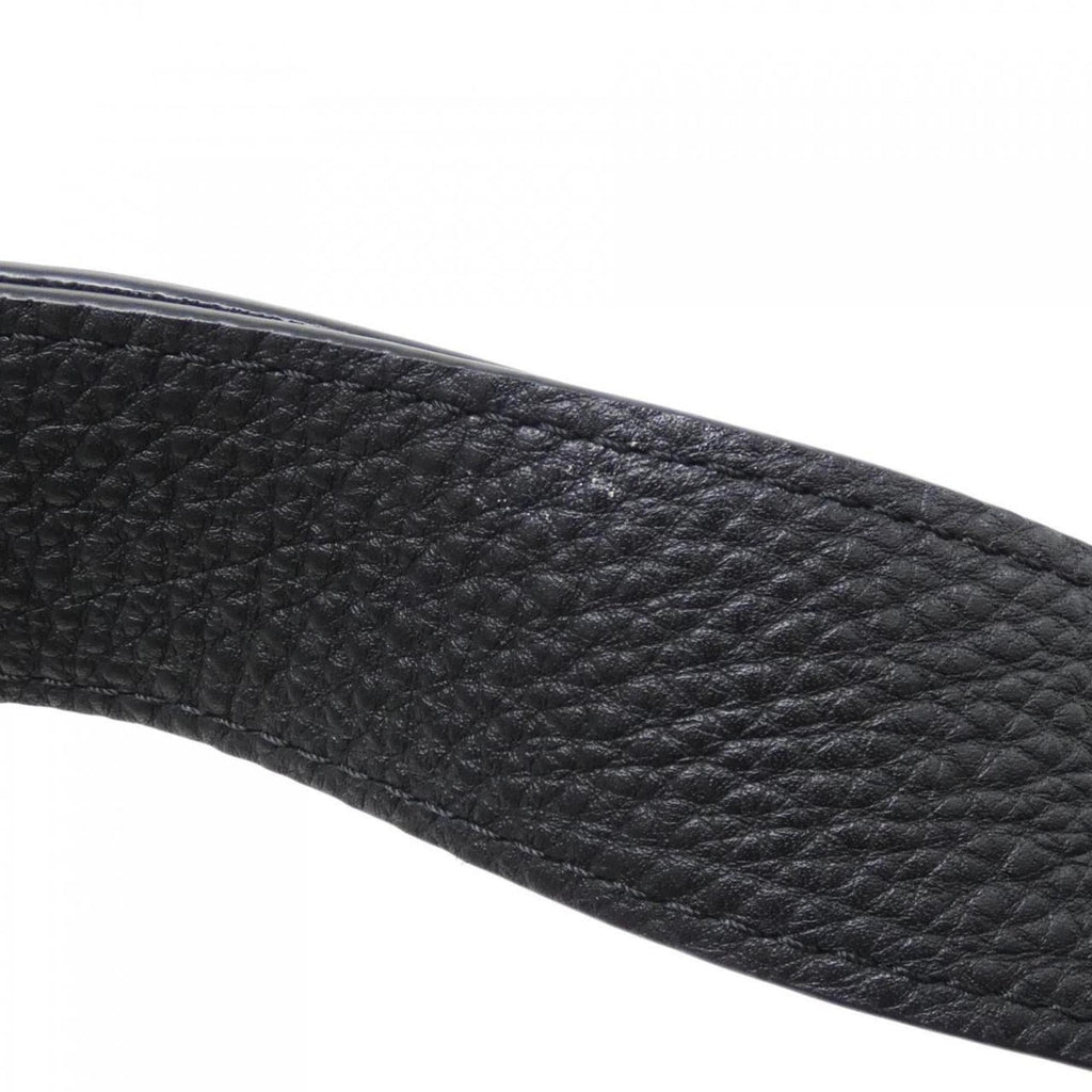 Louis Vuitton Black Leather Shoulder Bag